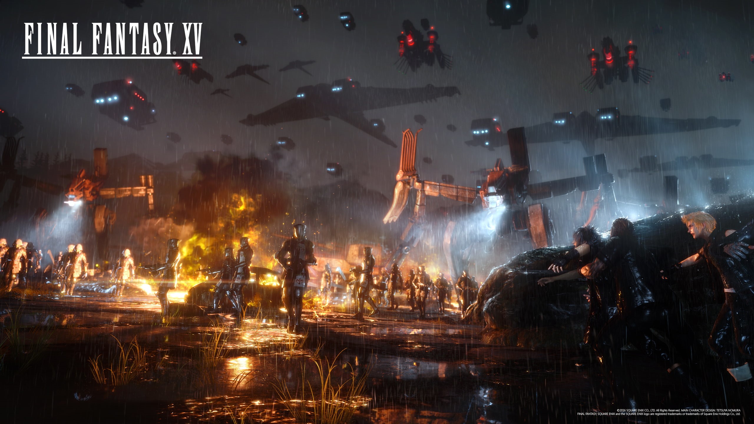 water, crowd, architecture, Final Fantasy XV, lighting equipment, motion, video games, occupation, large group of people, group of people, 2K, real people, HD Wallpaper