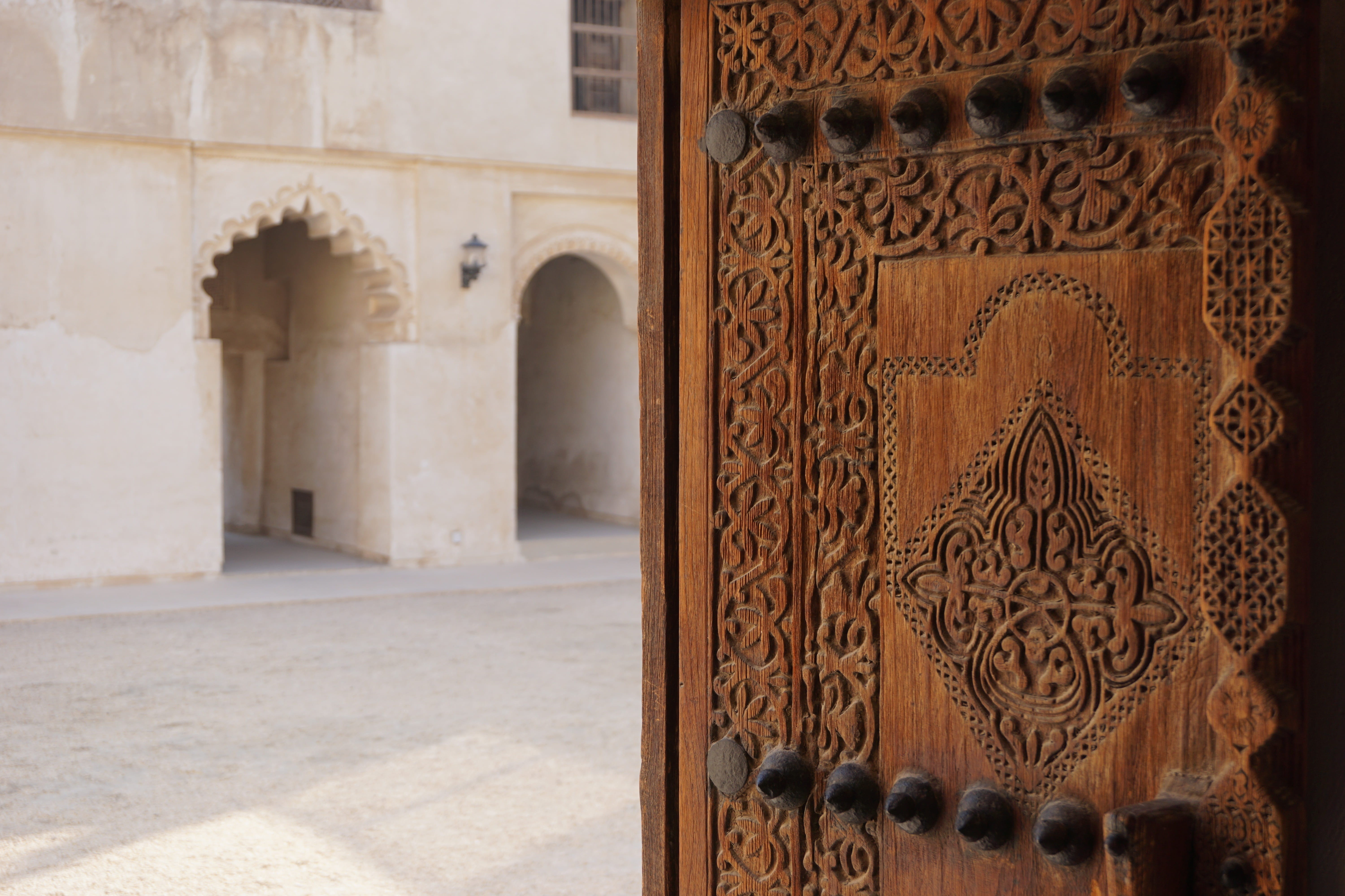 Bahrain, day, belief, House, carving - craft product, building, art and craft, Door, built structure, floral pattern, architecture, travel destinations, HD Wallpaper