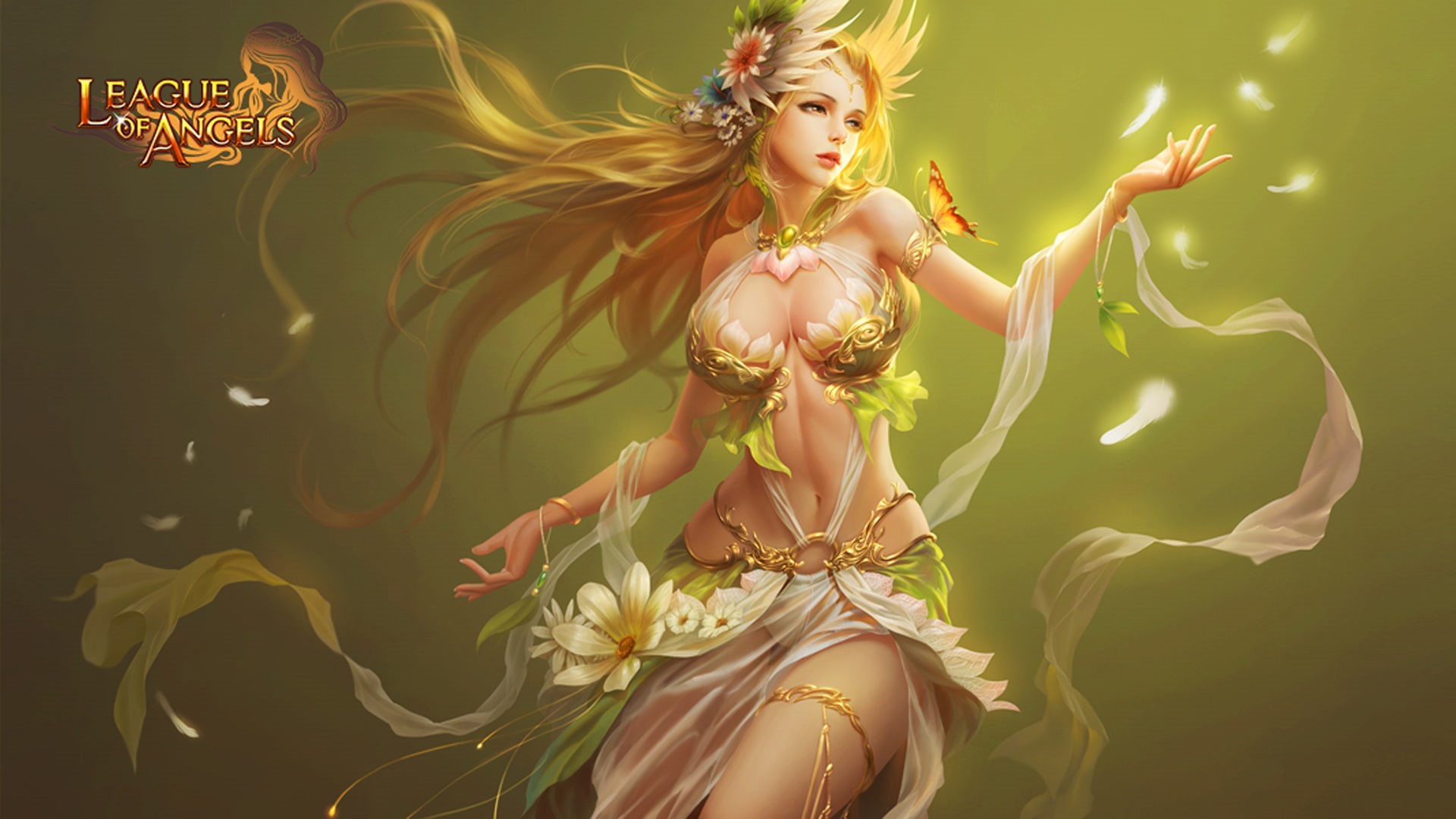 girl, desktop, characters, sylvia, background, angels, beauty, league, 1080P, nature, HD Wallpaper