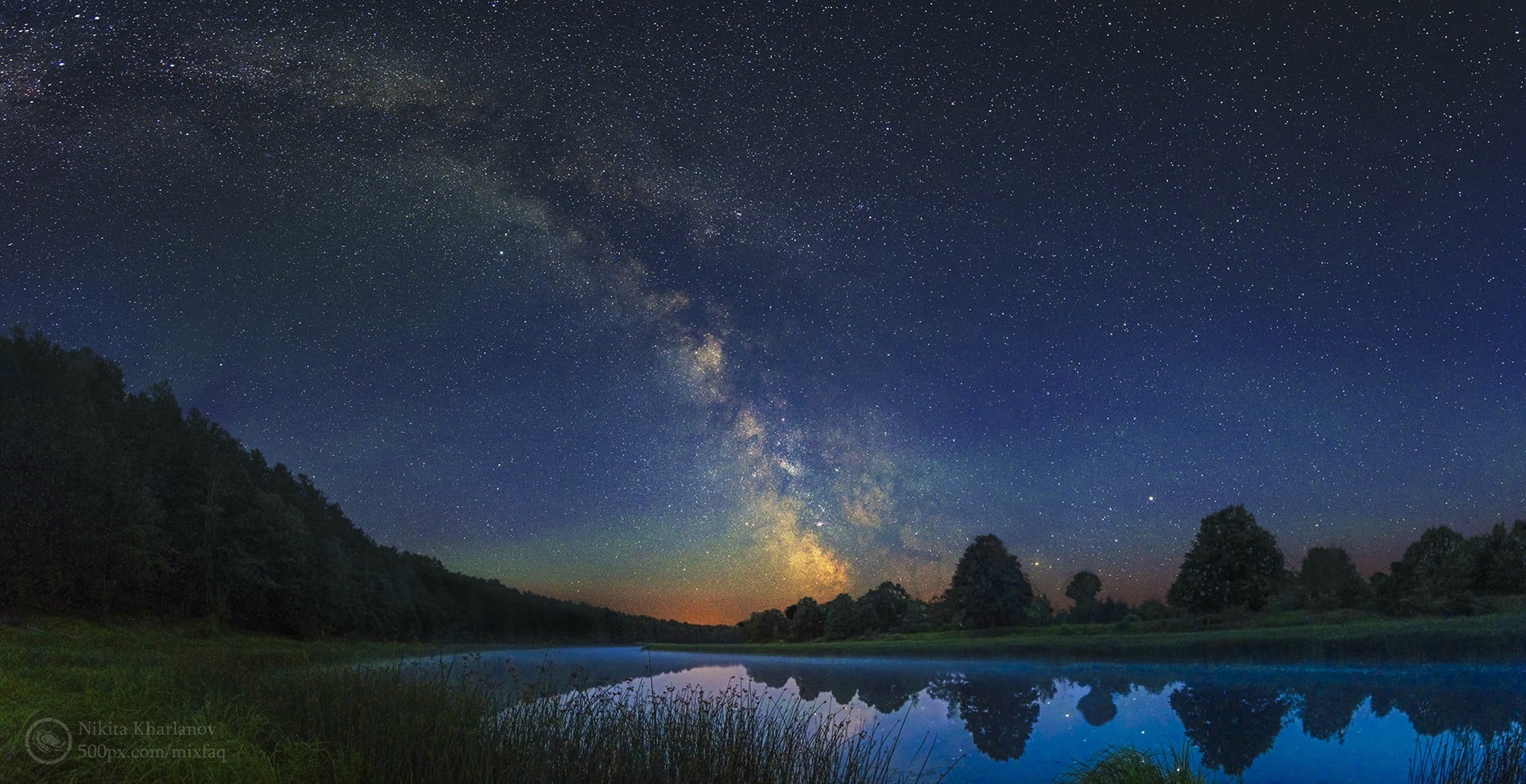 star, landscape, star - space, no people, mountains, constellation, water, star field, tranquility, lake, tranquil scene, astronomy, Milky Way, nature, HD Wallpaper