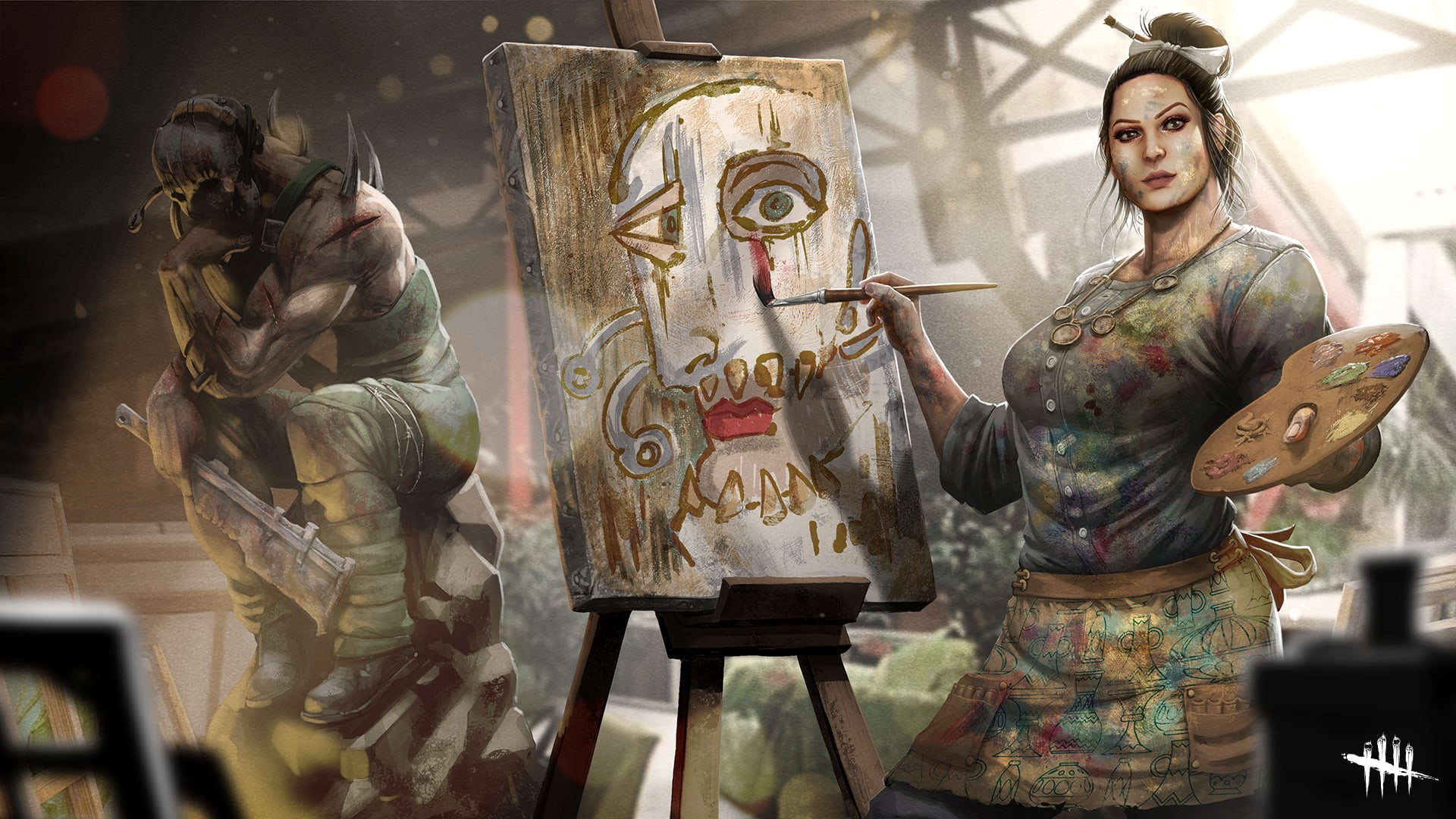 1080P, video games, video game art, Dead by Daylight, horror, HD Wallpaper