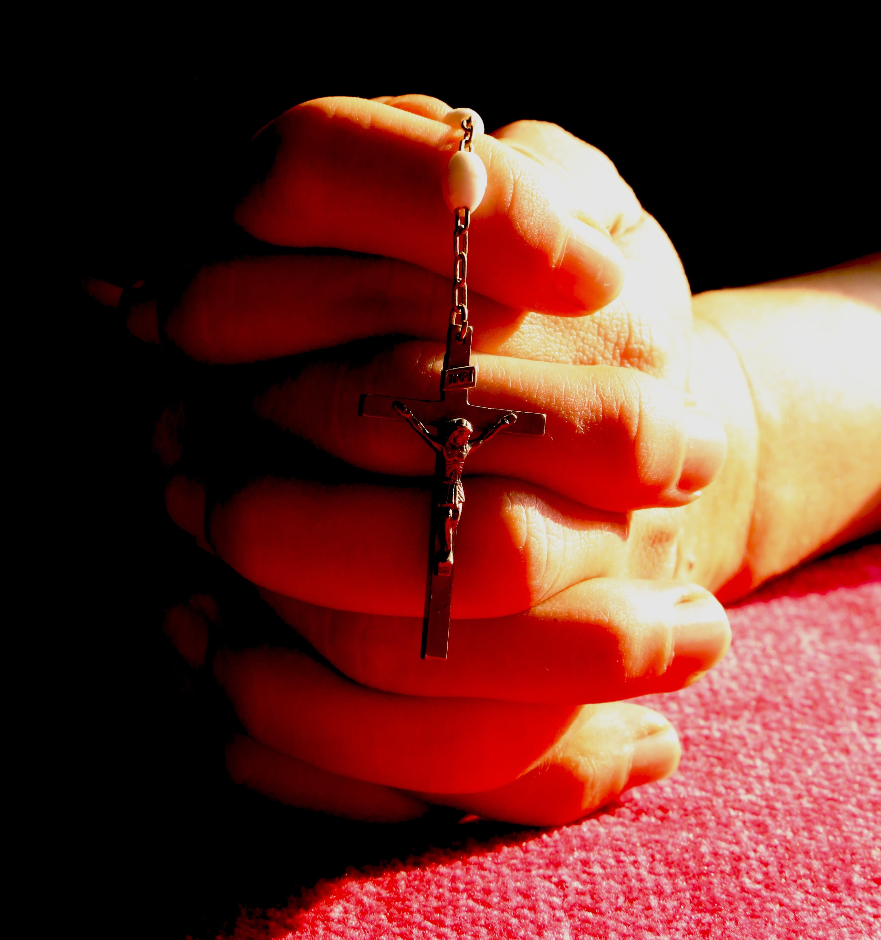 art and craft, human finger, meditation, lifestyles, crucifix, rosary, faith, human hand, spirituality, belief, cross, one person, hand, human body part, Phone HD Wallpaper