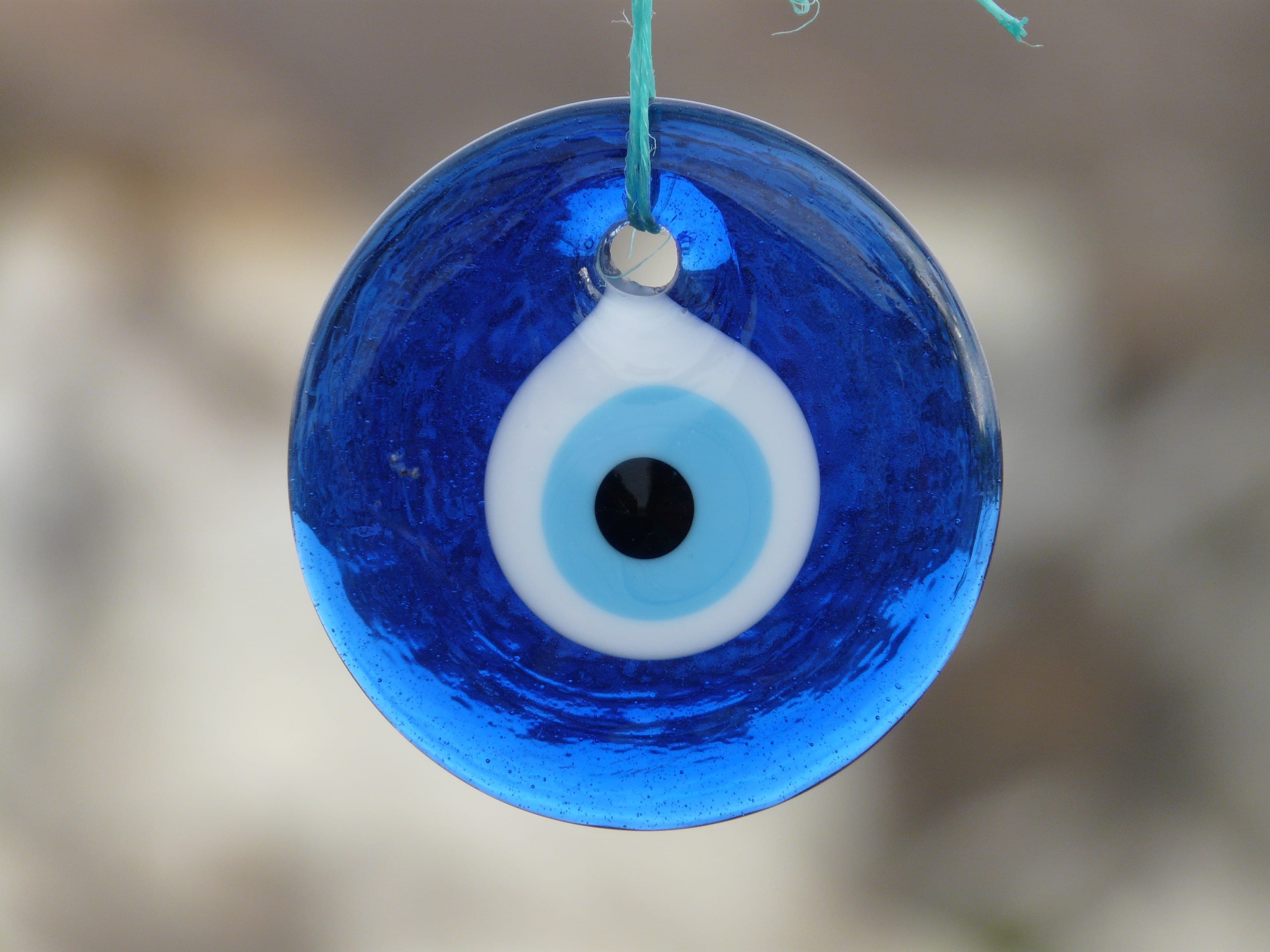 counterspell, ban, evil eye, close-up, jewellery, shape, bad look, celebration, jewel, geometric shape, circle, pendant, lighting equipment, water, 2K, HD Wallpaper