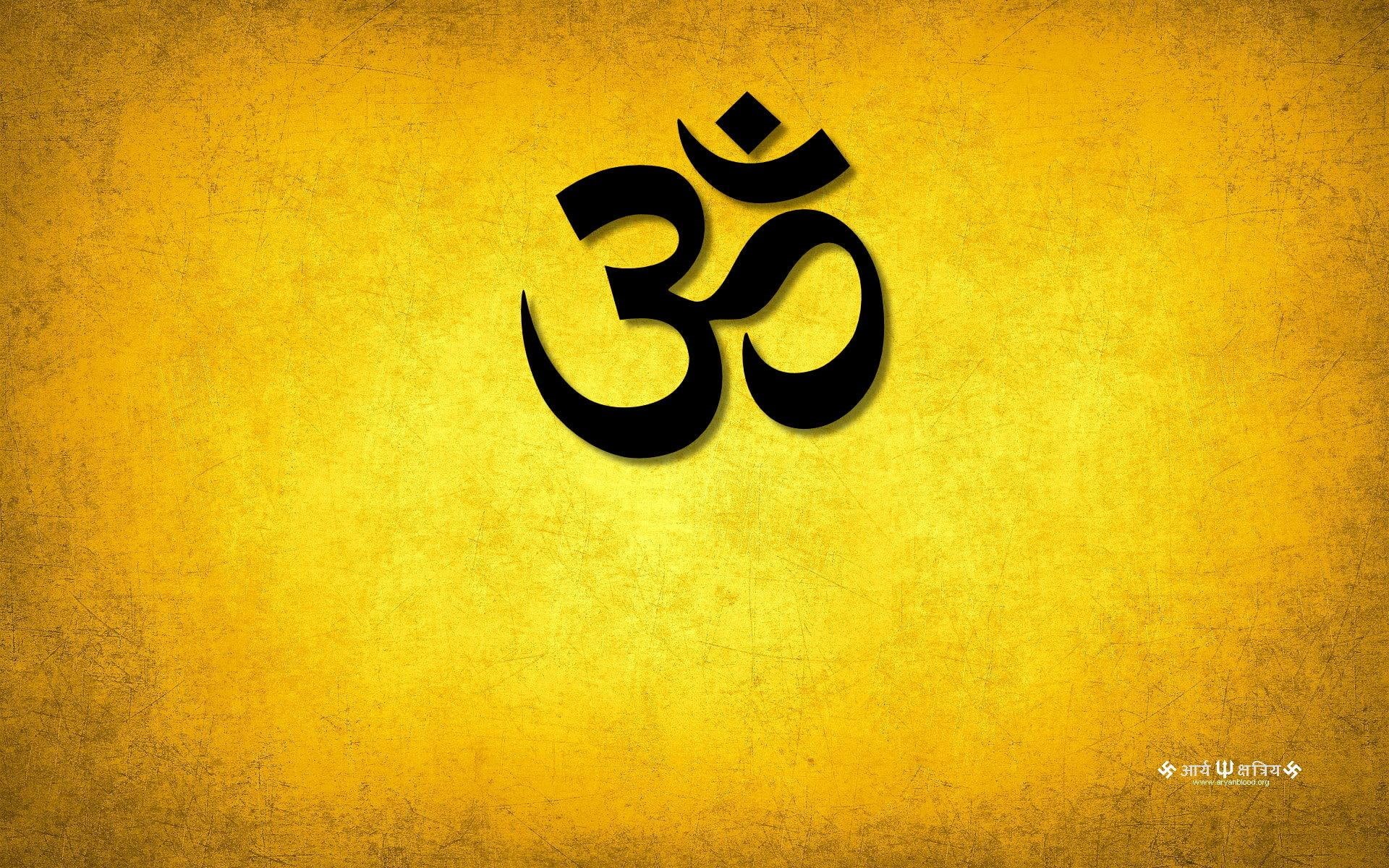  hindu, 1080P, om, HD Wallpaper