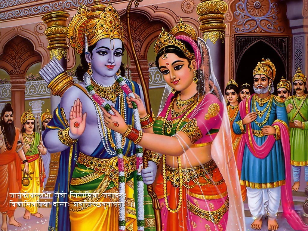 india, radha, lord, clothing, God, sita, belief, female likeness, representation, Lord Ram, religion, statue, real people, human representation, creativity, HD Wallpaper