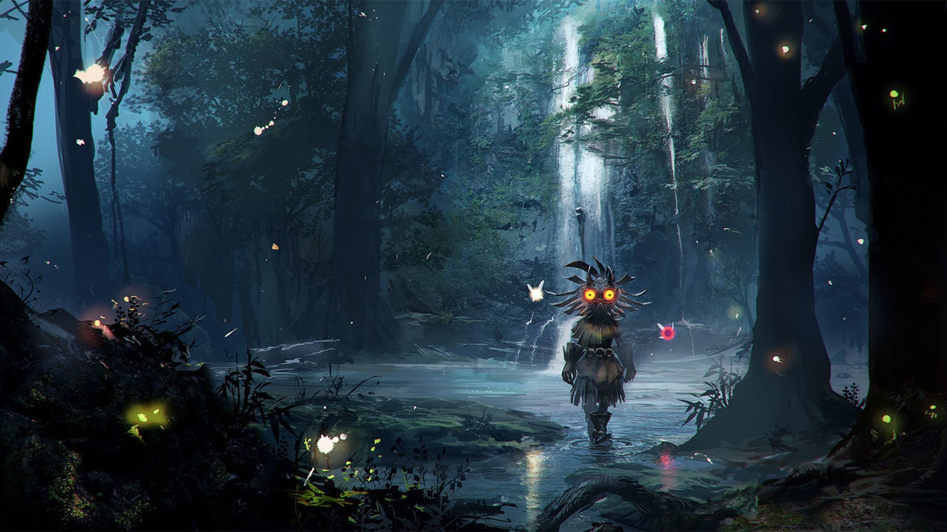 The Legend Of Zelda: Majoras Mask, Fan Art, 1080P, Skull kid, HD Wallpaper