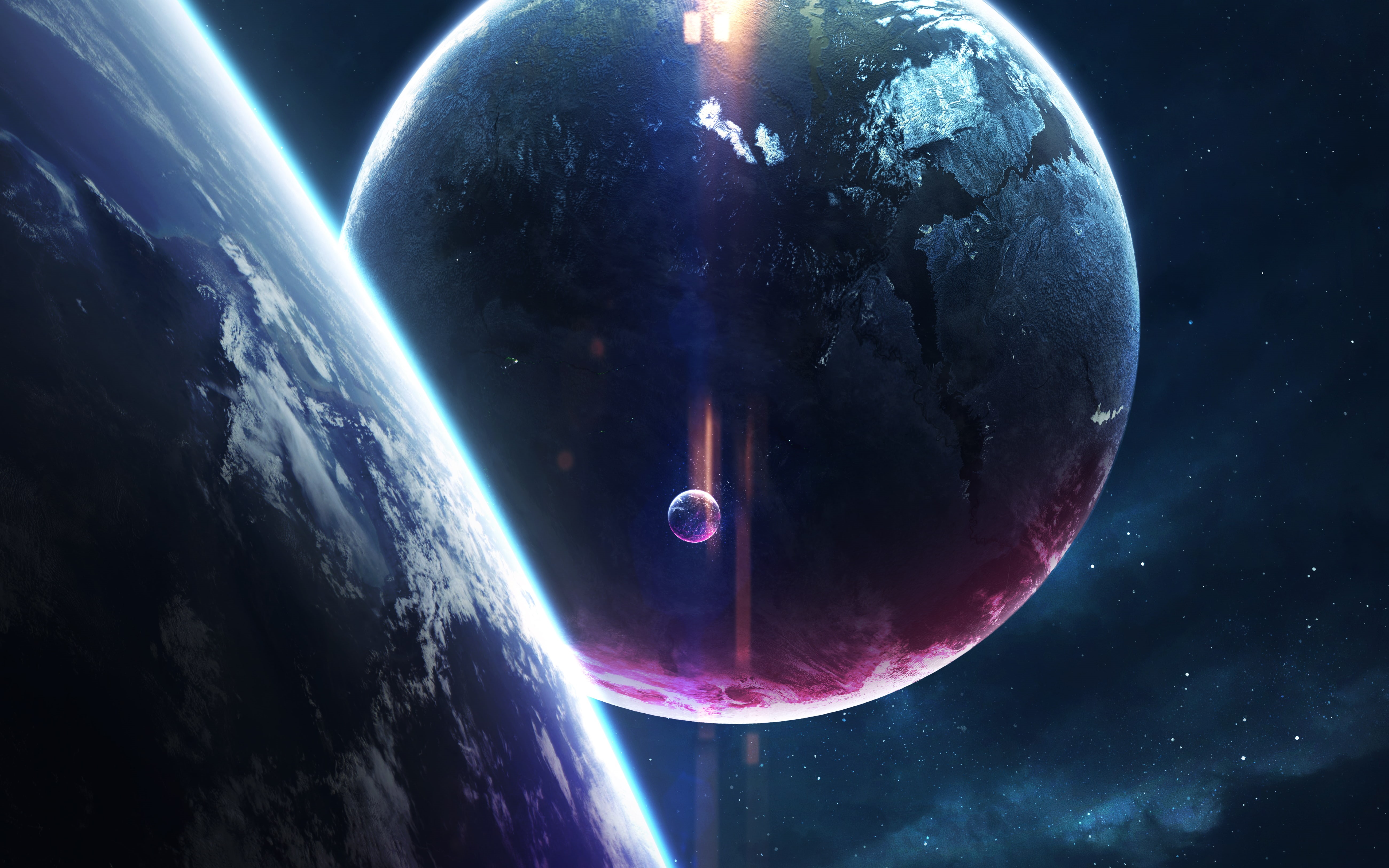 Planets, Nebula, 5K, Cosmos, Astronomy. 4K, HD Wallpaper