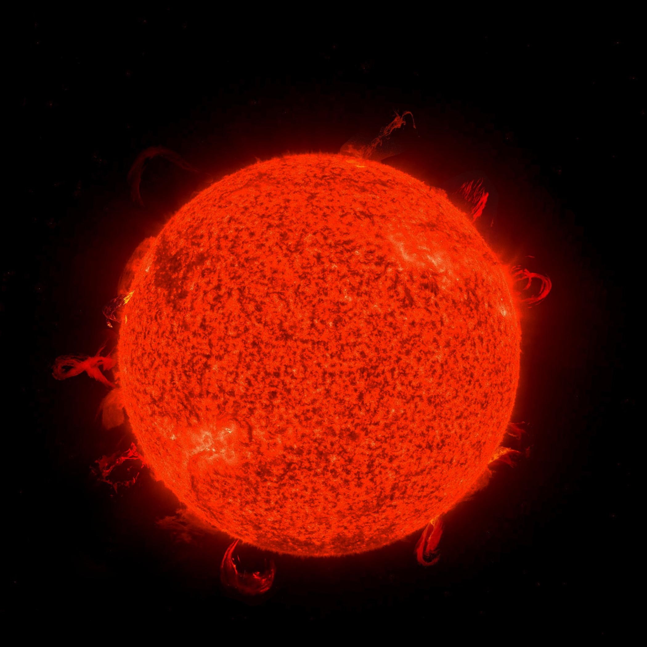 astronomy, space, 1080P, 2100x2100, sun, Phone HD Wallpaper