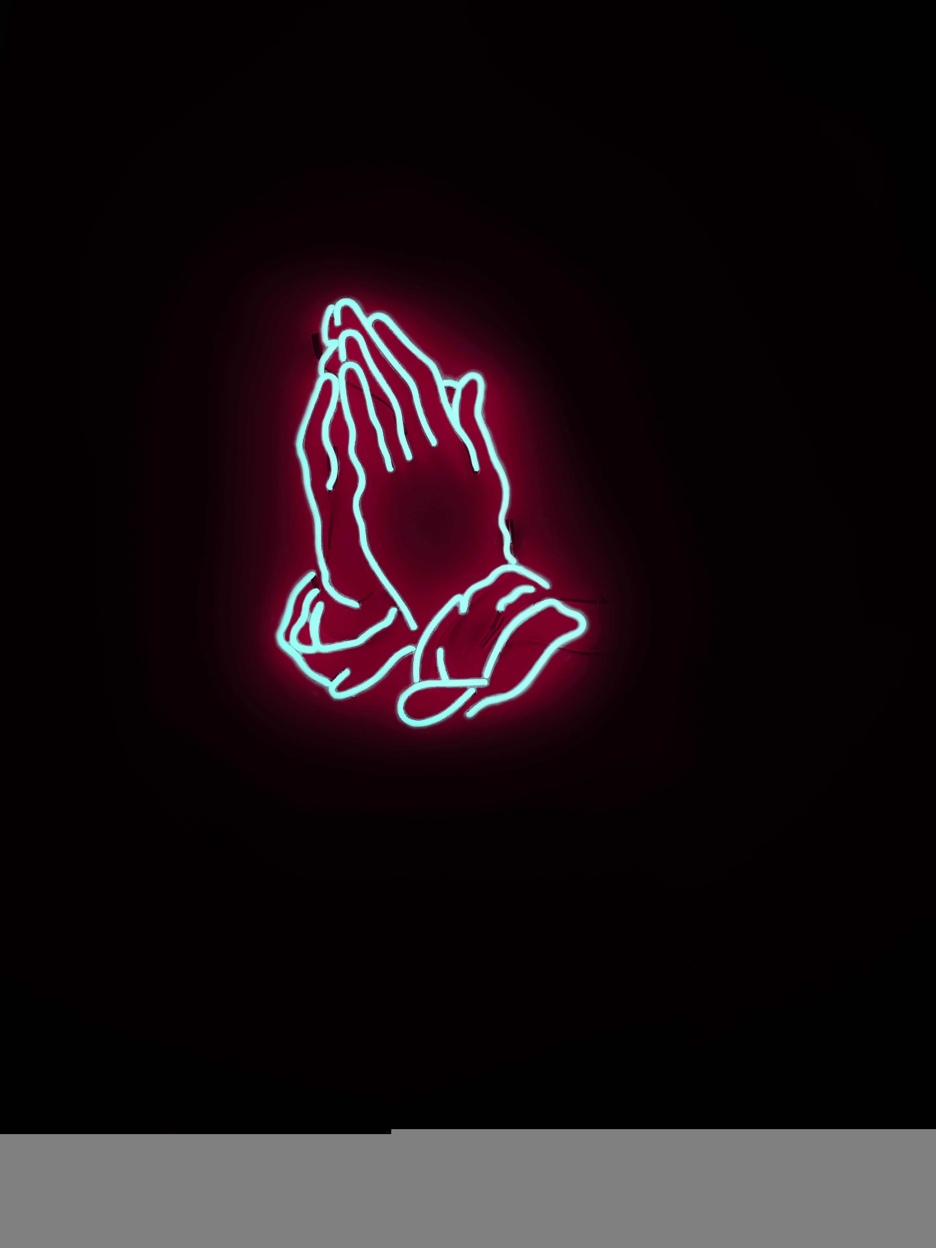 prayer, studio shot, lamp, symbol, number, communication, lighting equipment, close-up, 4K, body, human Finger, single object, backgrounds, red, neon, Phone HD Wallpaper