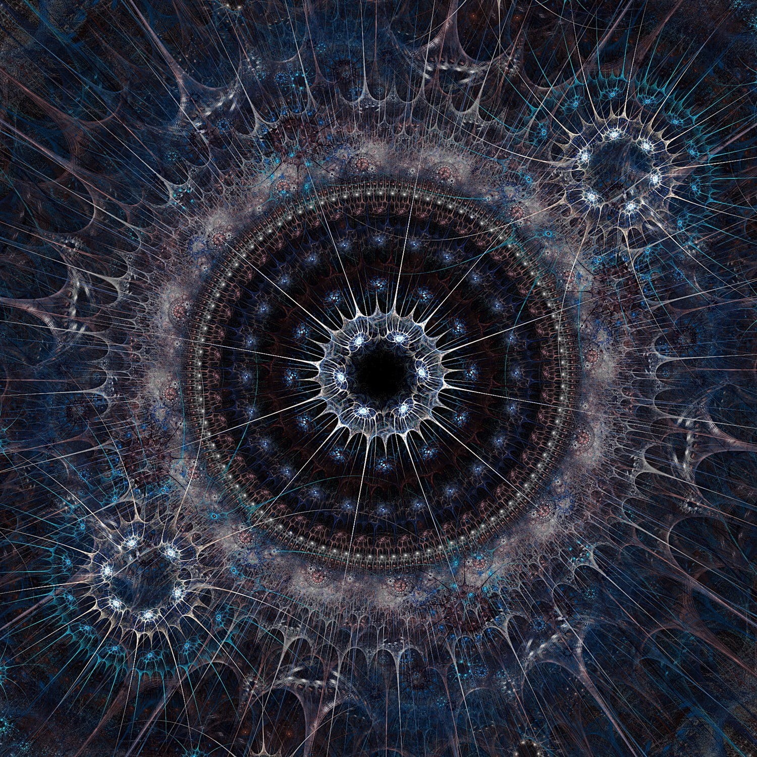 close-up, digital art, Cameron Gray, gray, space, night, design, 720P, directly below, illuminated, nature, full frame, circle, art and craft, Phone HD Wallpaper
