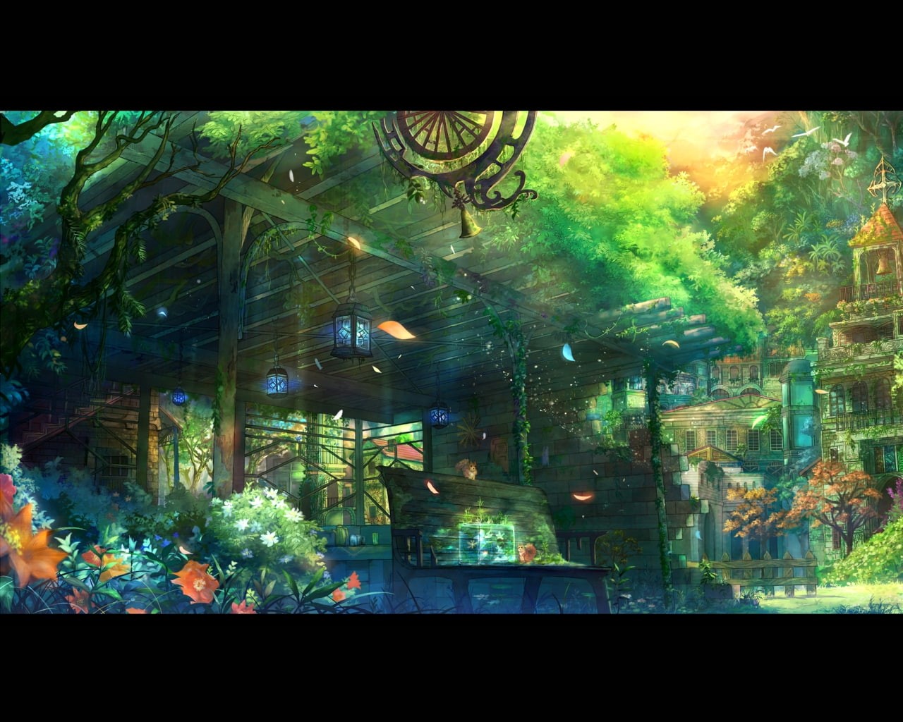 art, Garden, nature, hd, Scenic, forests, x, 720P, HD Wallpaper