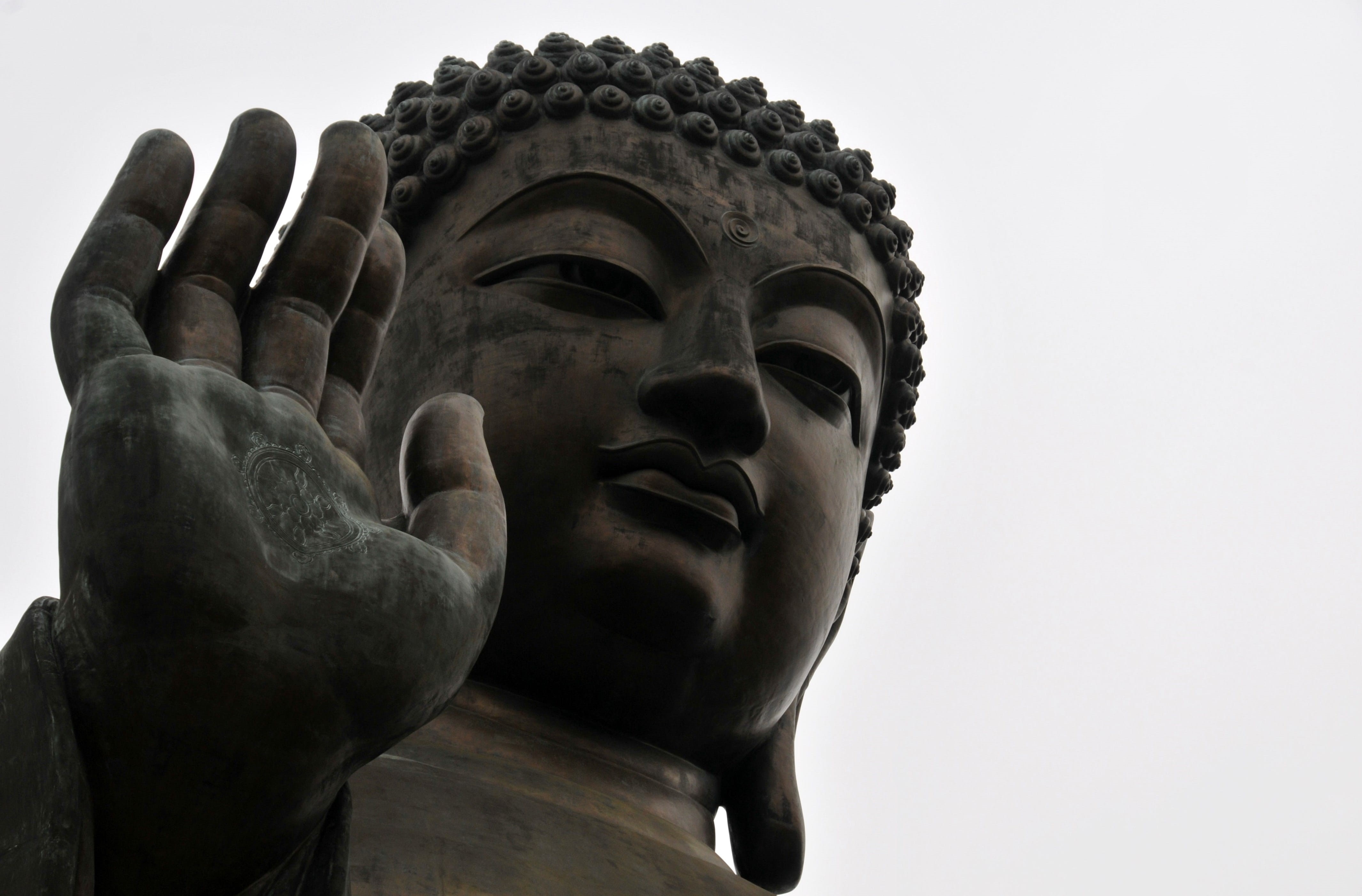the past, daytime, religion, spirituality, craft, statue, clear sky, belief, architecture, creativity, history, hongkong, place of worship, idol, 4K, buddha, HD Wallpaper