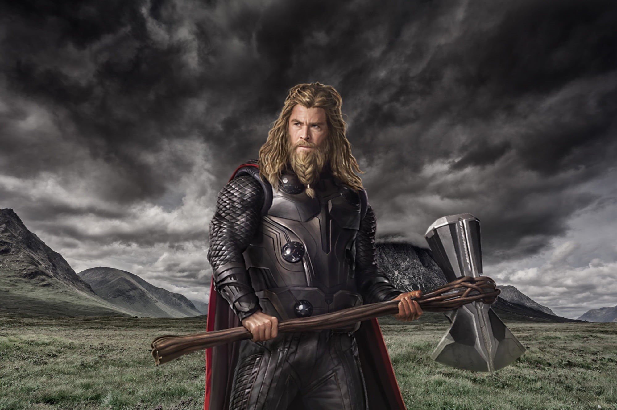 Avengers Endgame, 1080P, Chris Hemsworth, Thor, The Avengers, HD Wallpaper