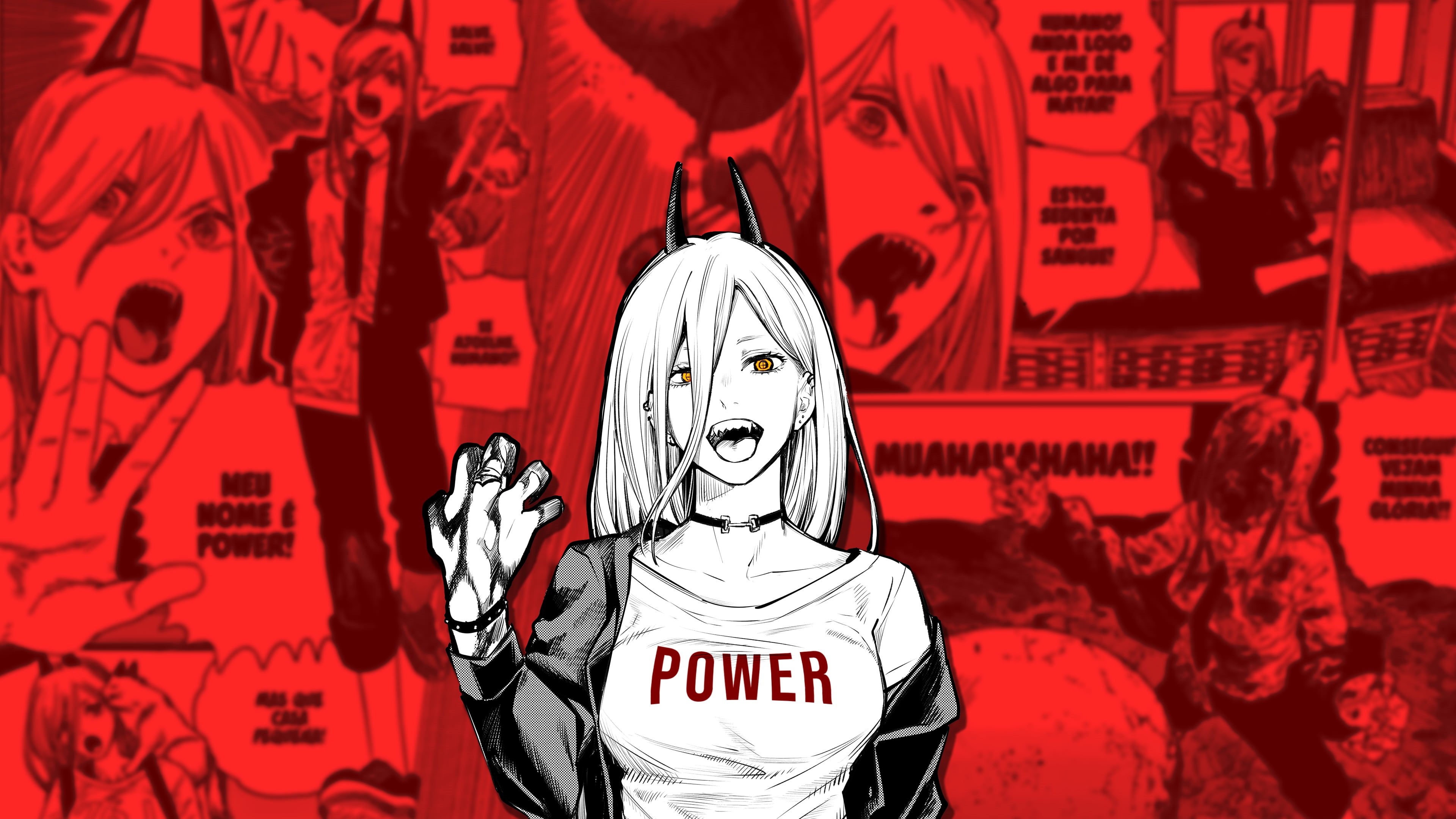 Chainsaw Man, manga, 4K, Power (Chainsaw Man), HD Wallpaper