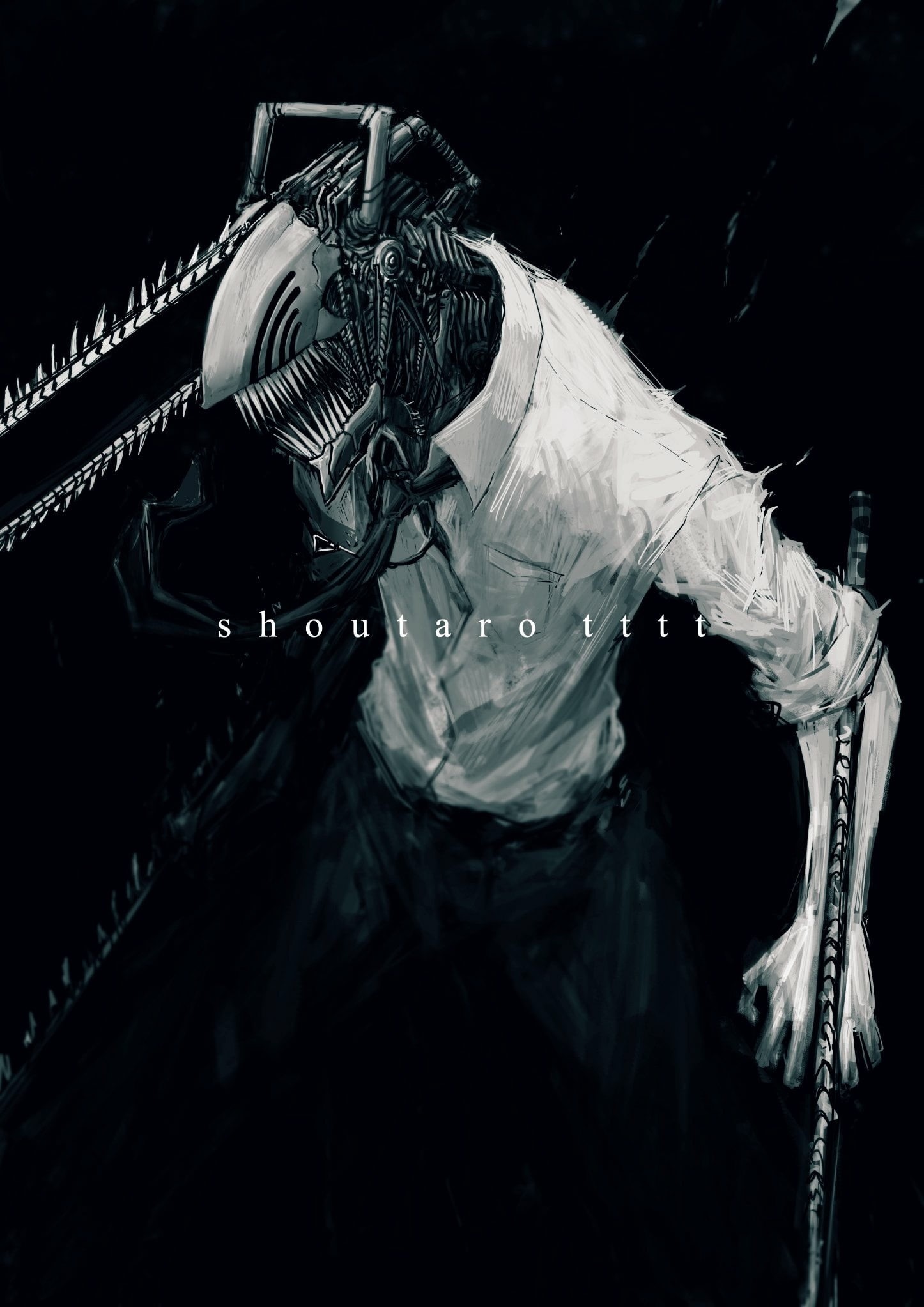 1080P, anime, Chainsaw Man, Phone HD Wallpaper