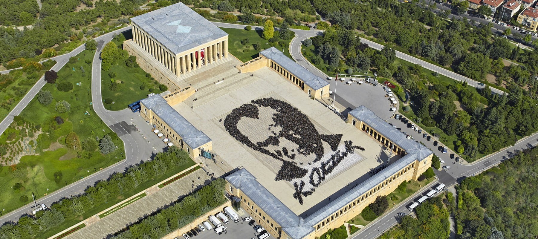 aerial view, transportation, plant, nature, communication, architecture, green color, 720P, Mustafa Kemal Atatürk, high angle view, building exterior, HD Wallpaper