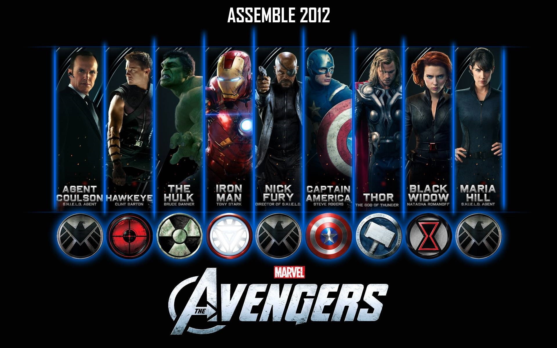 Captain America, Hulk, Hawkeye, Thor, 1080P, Black Widow, The Avengers, Iron Man, HD Wallpaper