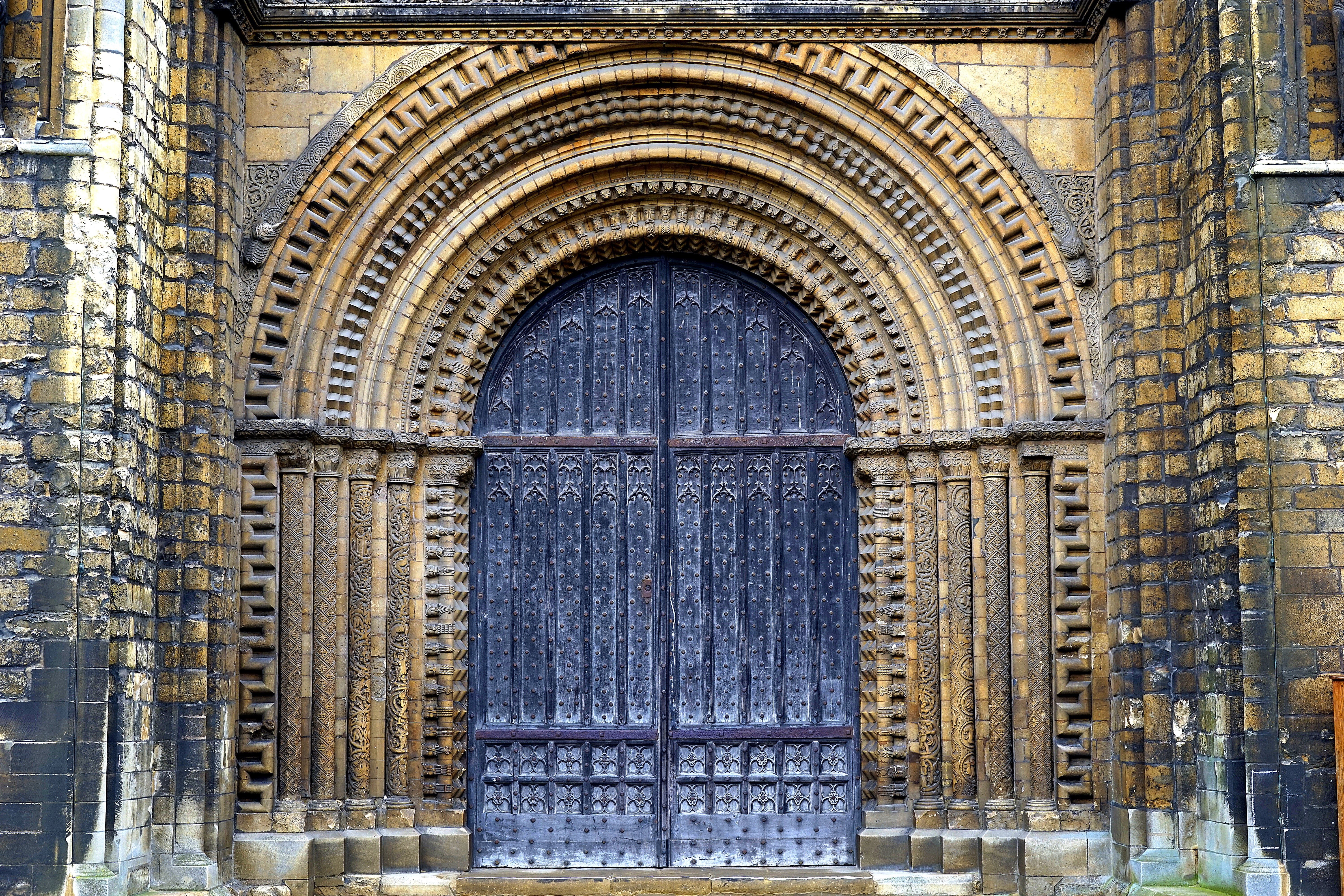 worship, tower, facade, medieval, exterior, historical, traditional, building, sky, christianity, catholic, spiritual, door, the past, culture, window, HD Wallpaper