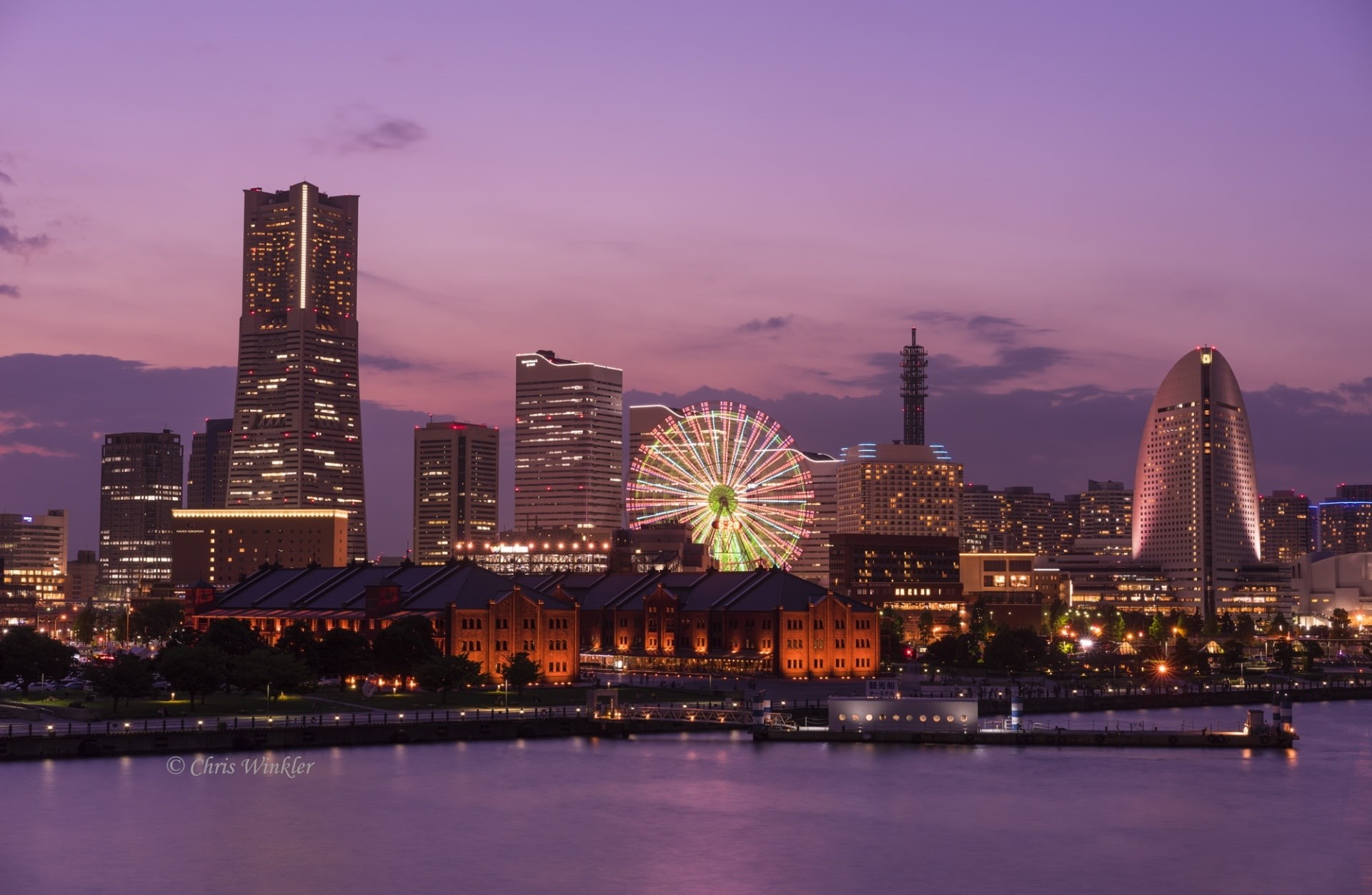 building exterior, autofocus, yokohama, Night, infinitexposure, built structure, architecture, water, urban skyline, sonyfe5518, Asia, nature, outdoors, HD Wallpaper
