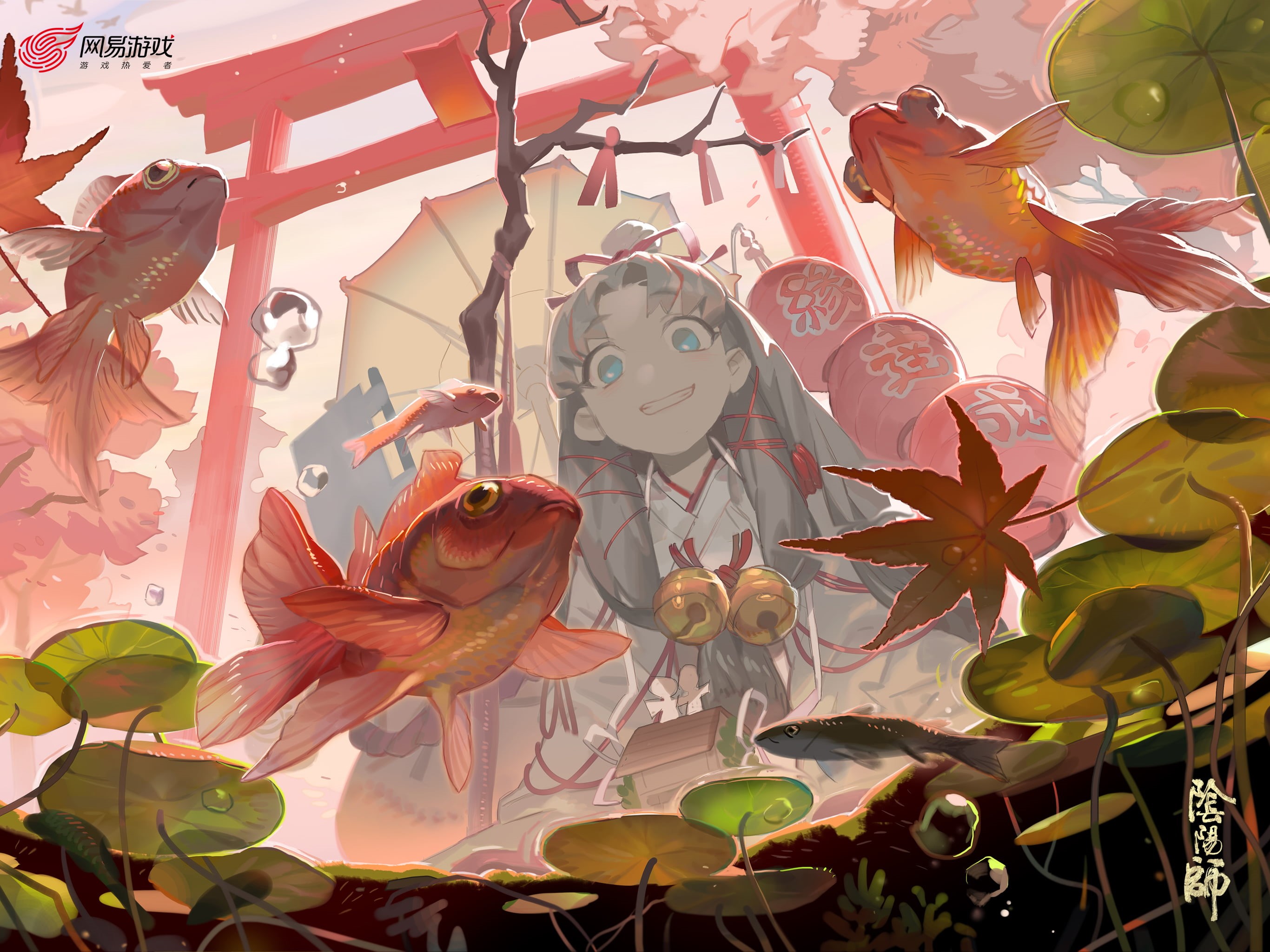 Onmyoji, 2K, anime girls, HD Wallpaper