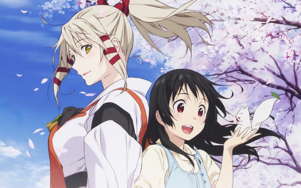 nature, art and craft, human representation, portrait, representation, tree, headshot, Inari Konkon Koi Iroha, creativity, women, anime girls, low angle view, HD Wallpaper
