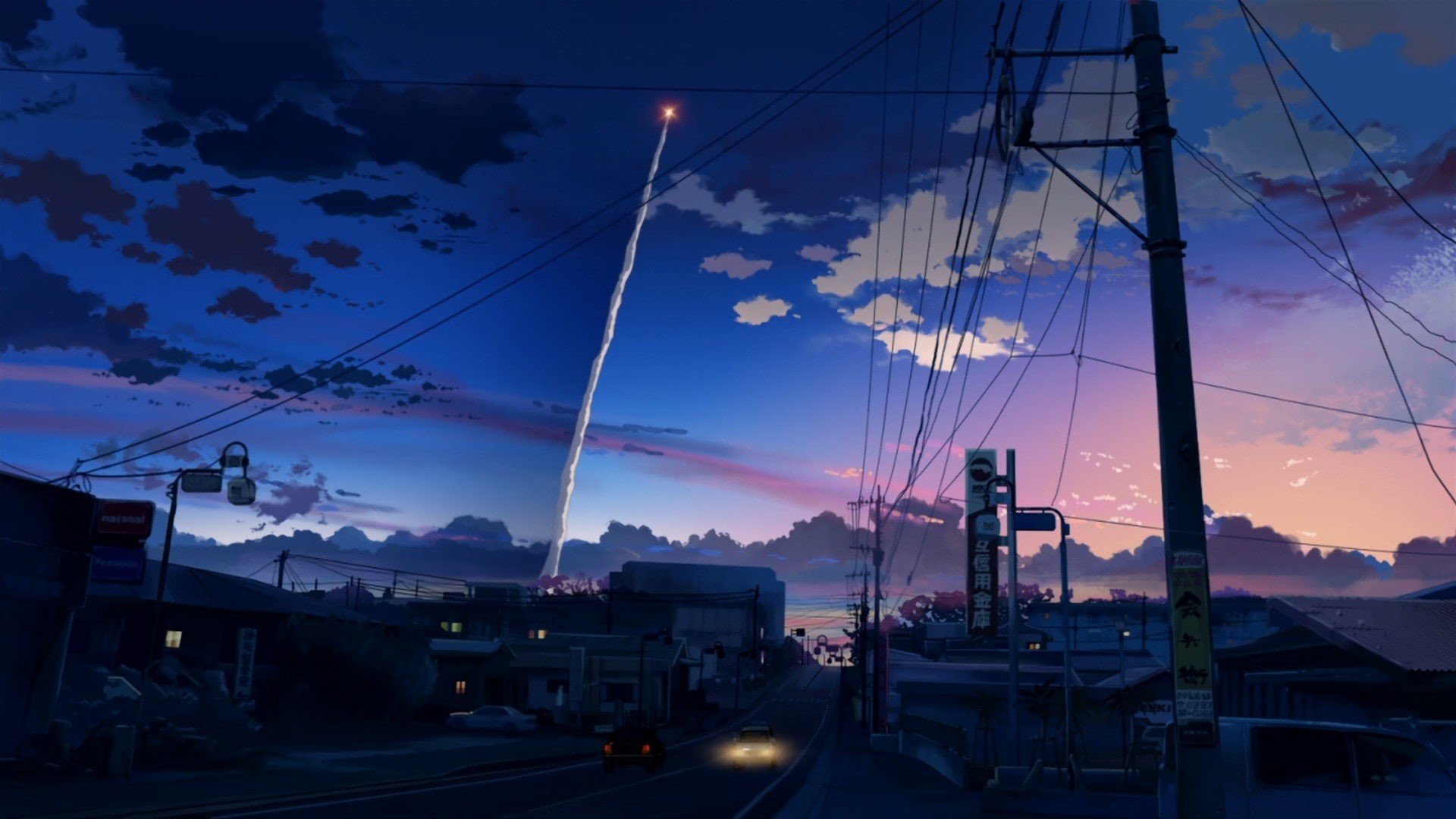 1080P, Makoto Shinkai, anime, 5 Centimeters Per Second, HD Wallpaper