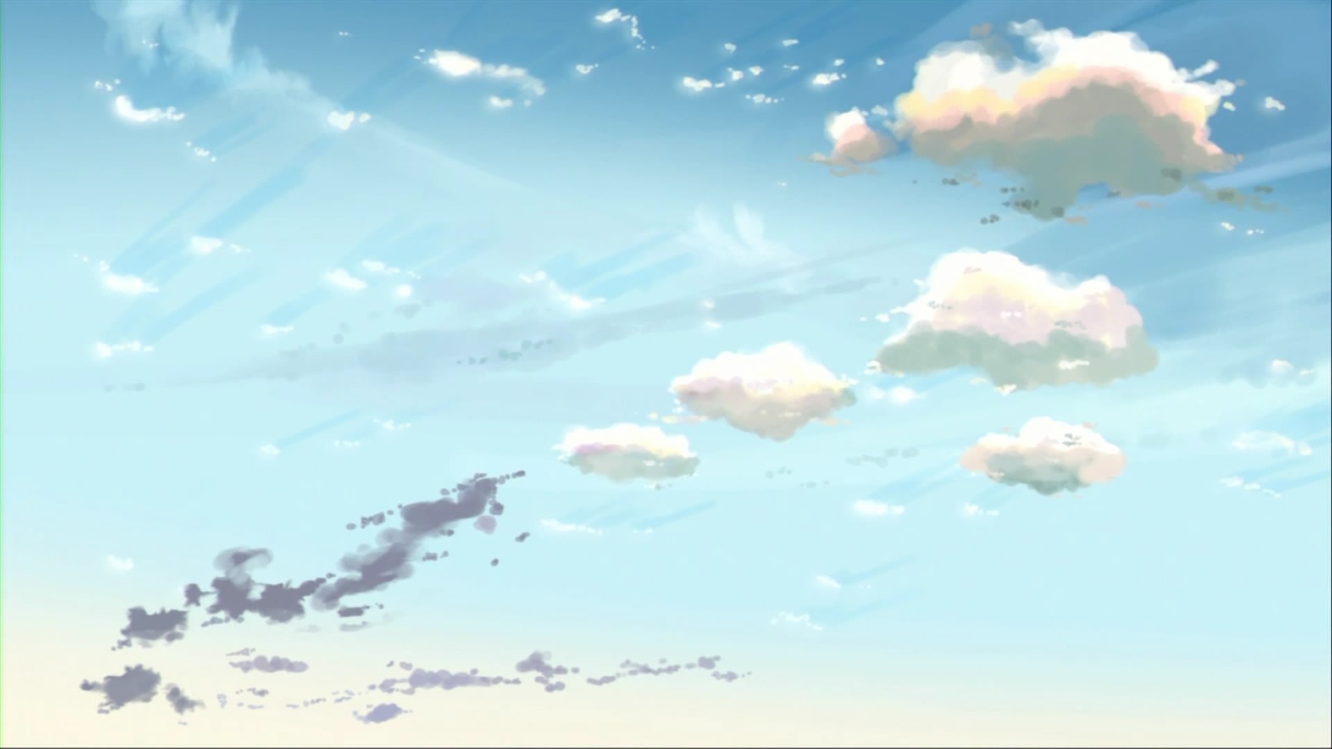 1080P, animal, blue, day, beauty in nature, sky, 5 Centimeters Per Second, cloud - sky, tranquility, nature, underwater, anime, sunlight, swimming, sea, HD Wallpaper