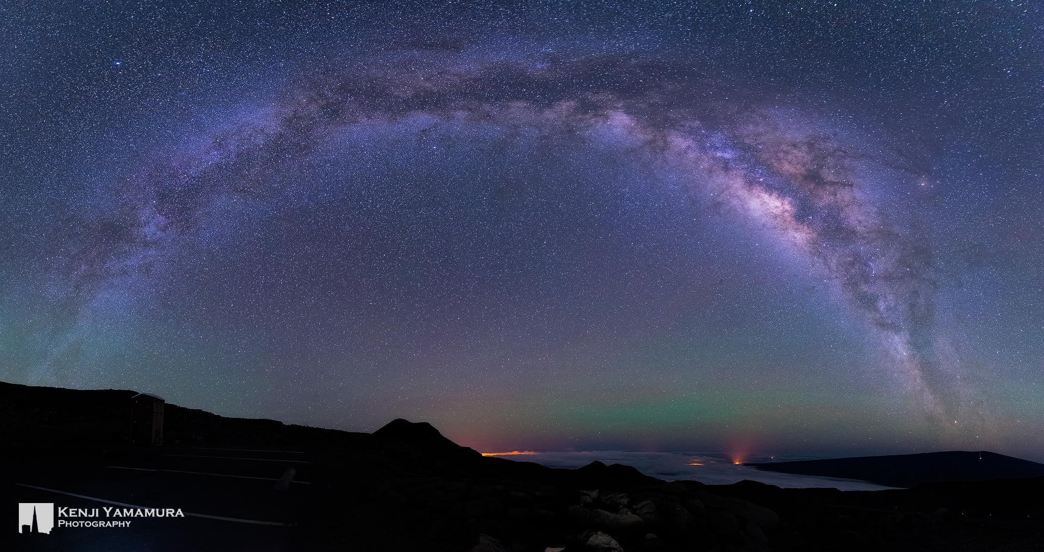 Kenji Yamamura, Mauna Kea, The Milky Way, stars, 1080P, photographer, HD Wallpaper