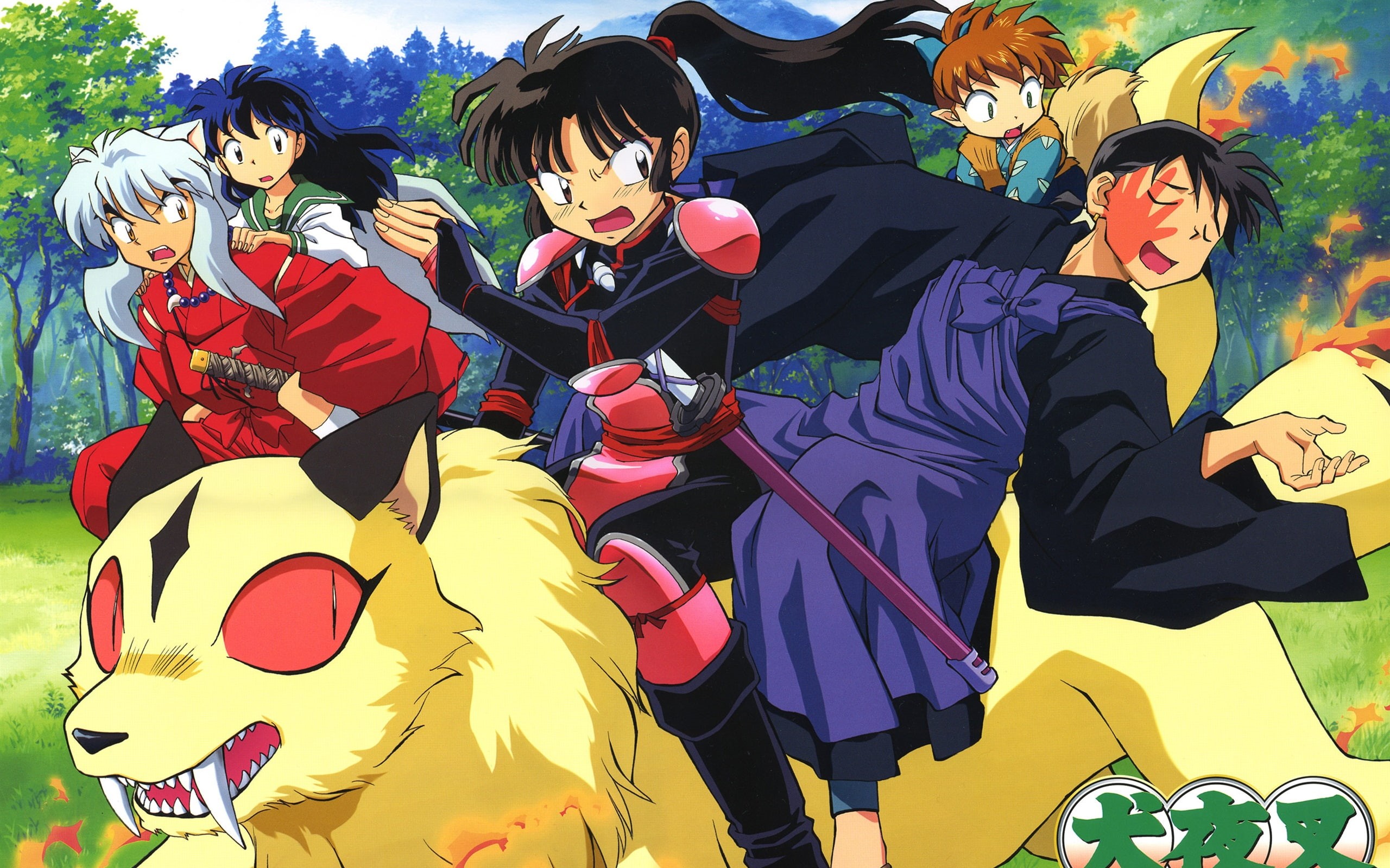 Inuyasha, Japanese, Anime, 2K, HD Wallpaper