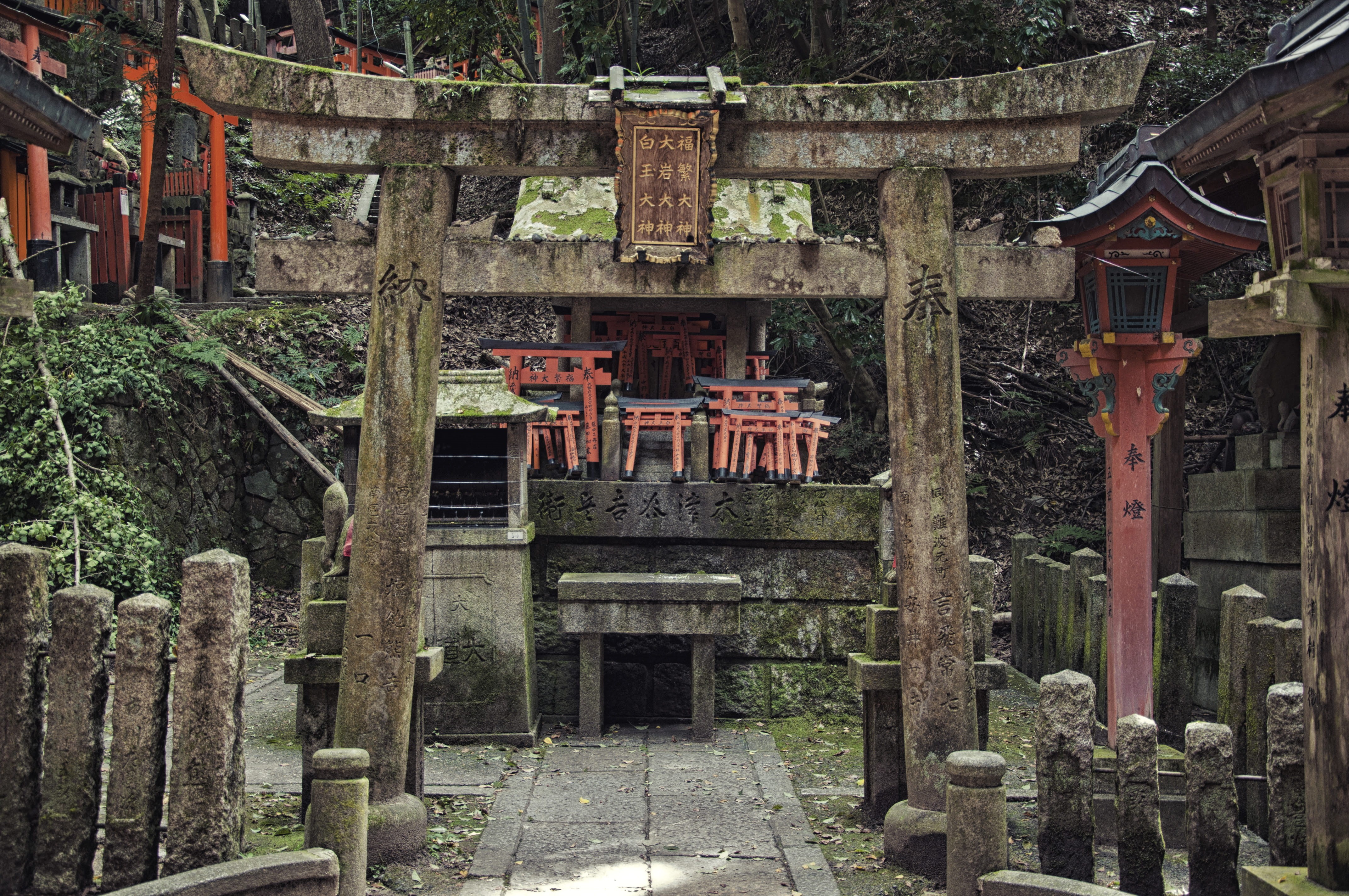 travel destinations, religion, railing, day, building, belief, temple, shrine, spirituality, 4K, fushini inari, nature, fushimi inari taisha, built structure, HD Wallpaper