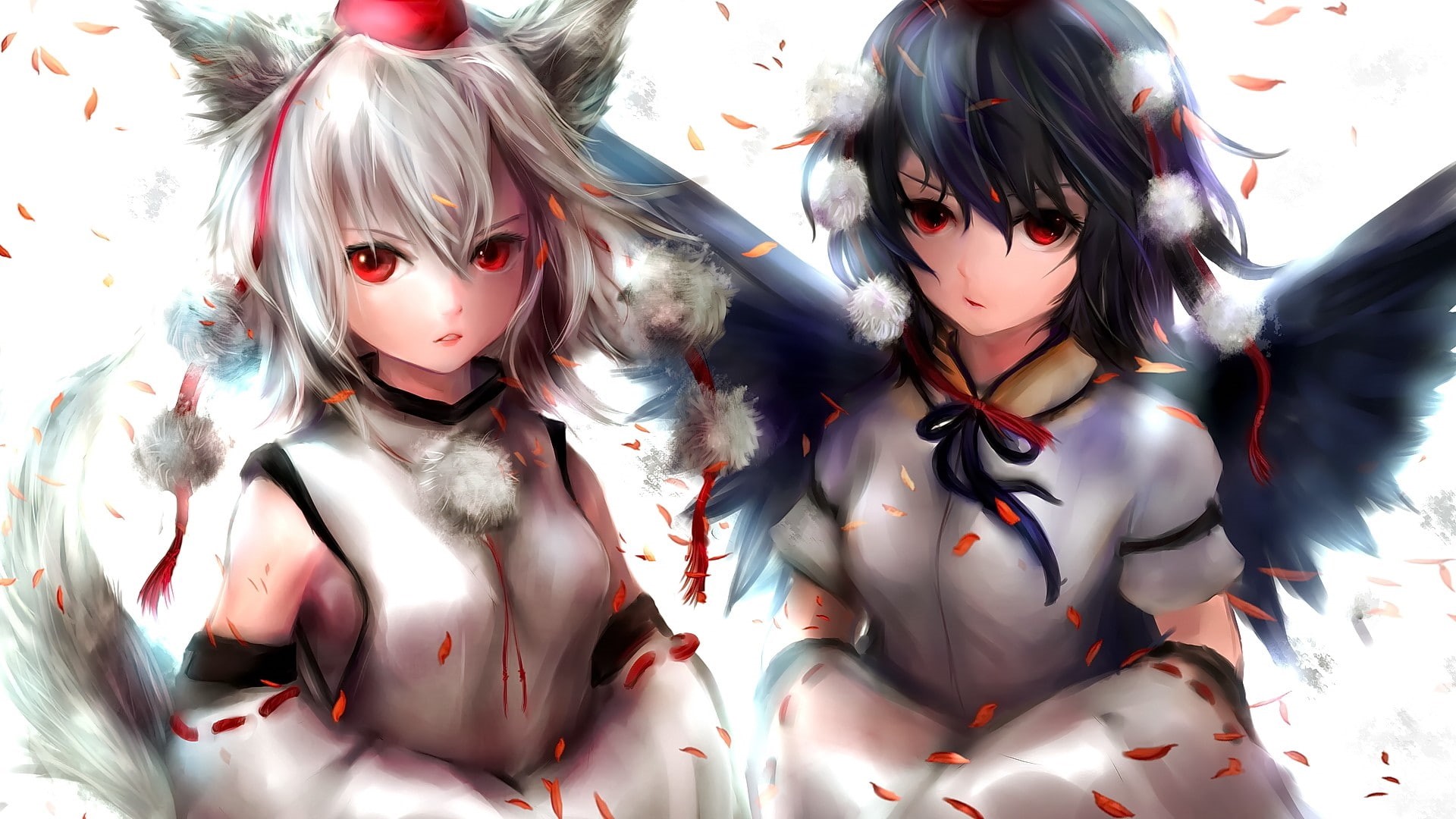 doll, Touhou, digital composite, real people, front view, retail, portrait, indoors, wig, females, anime girls, Shameimaru Aya, female likeness, women, HD Wallpaper