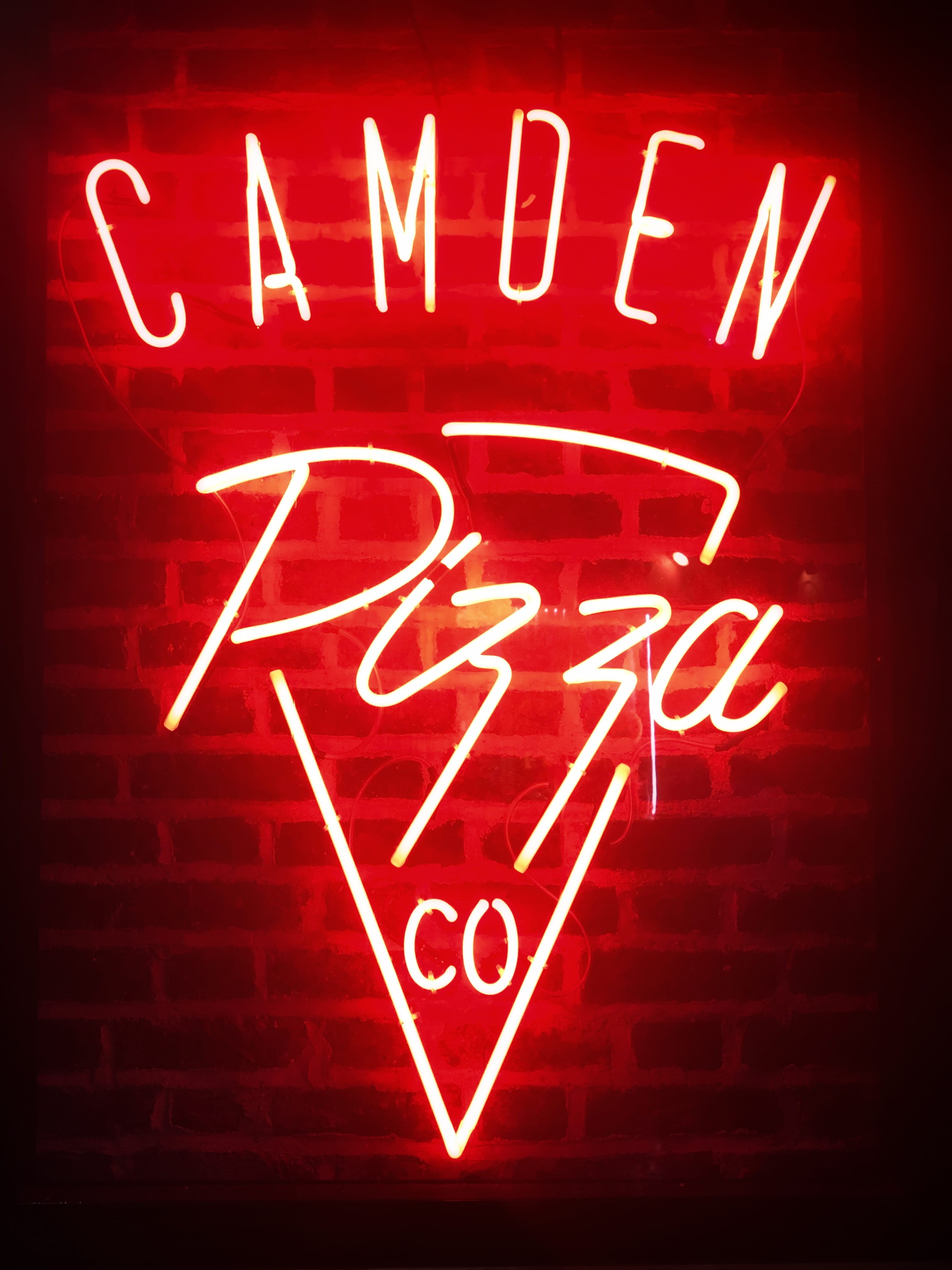 lighting equipment, night, design, neon lights, glowing, nightlife, message, commercial sign, neon sign, red, no people, camoen, neon, brick wall, capital letter, Phone HD Wallpaper