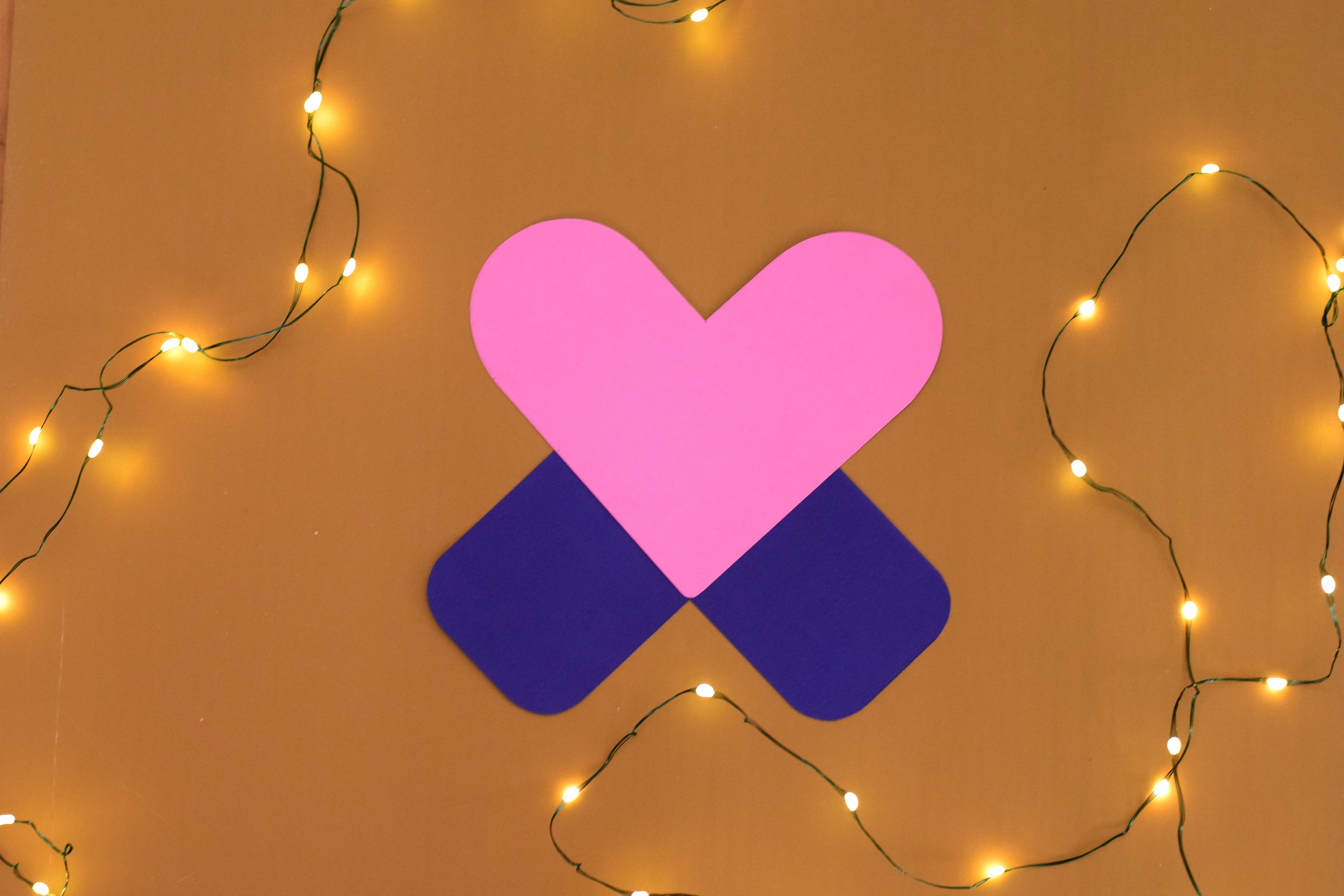 creativity, flatlay, holiday - event, heart shape, close-up, valentines day - holiday, emotion, banister, lighting equipment, you x ventures, art, pink color, HD Wallpaper