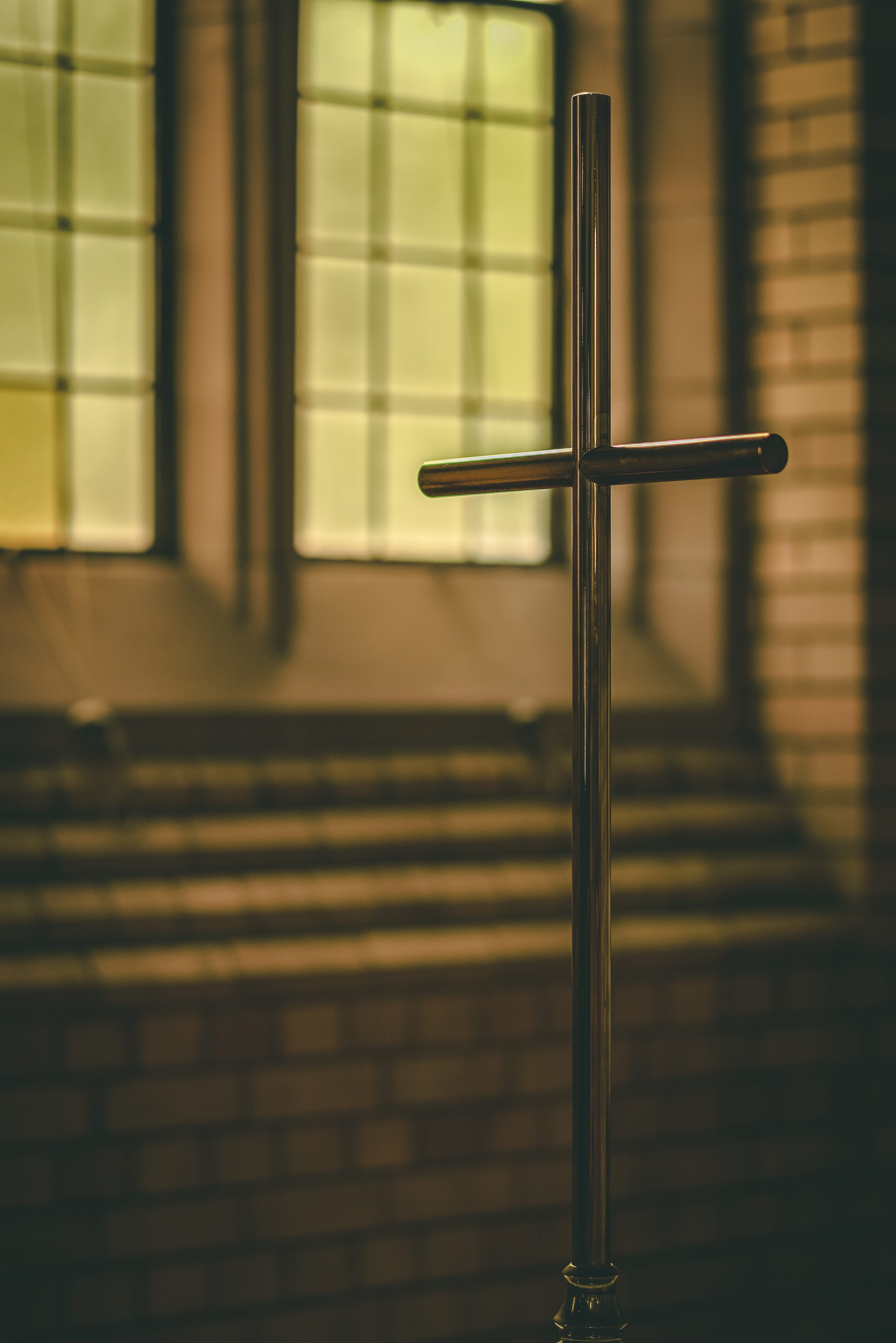 built structure, transparent, door, flooring, symbol, flower, absence, architecture, wall, banister, grey, shadow, near, crucifix, 5K, blossom, protection, Phone HD Wallpaper
