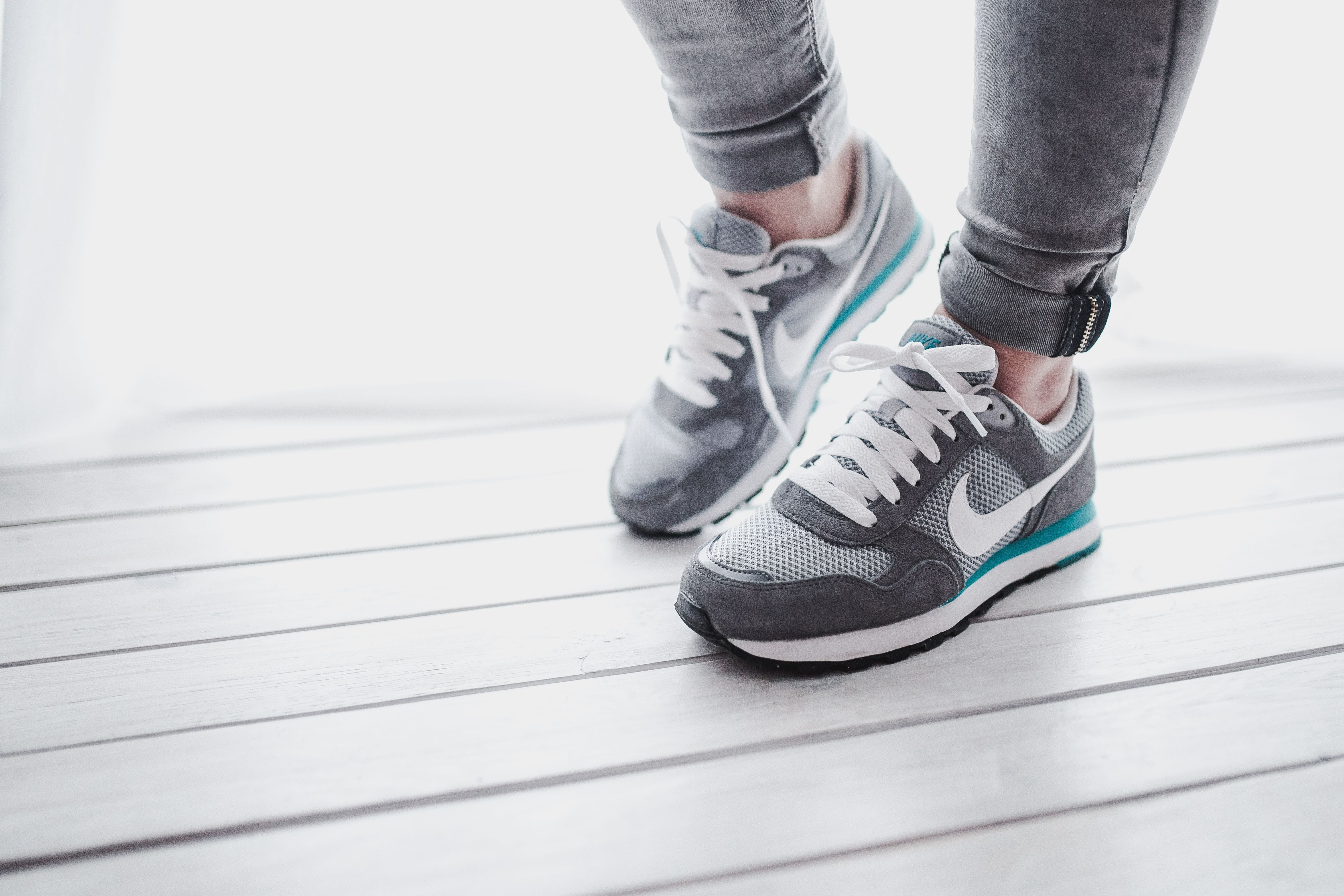 human Leg, sneakers, text, females, copy Space, grey, weights, men, real people, human Foot, sports Clothing, trainers, one Person, healthy Lifestyle, sock, HD Wallpaper