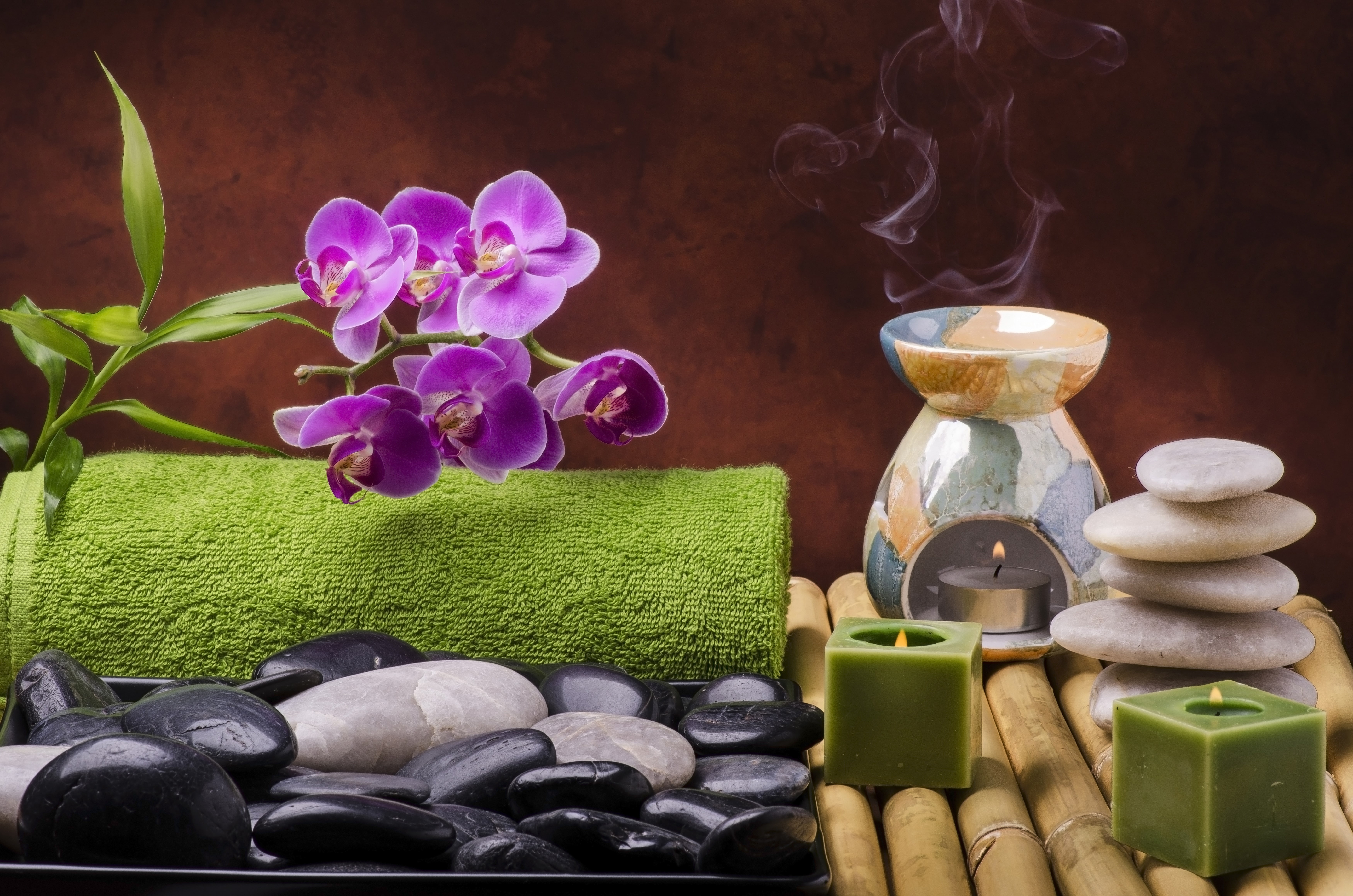 lastone Therapy, Spa, stone Material, body Care, bottle, relaxation, wellbeing, black Color, healthy Lifestyle, salt, hygiene, soap, Orchid, flower, table, HD Wallpaper