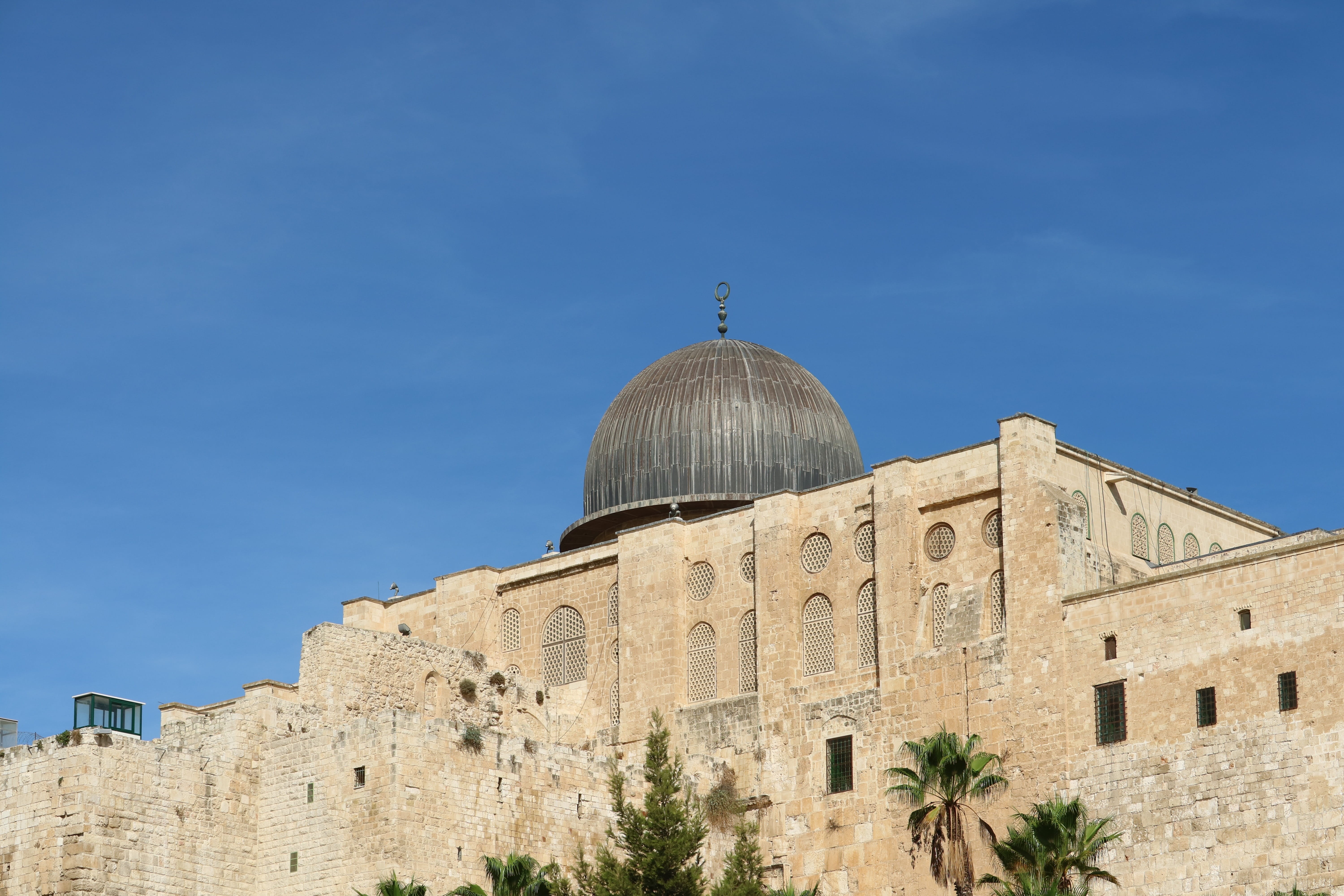 cupola, no people, israel, religion, architecture, history, mosque, travel destinations, dome, the past, outdoors, day, blue, clear sky, building, travel, HD Wallpaper