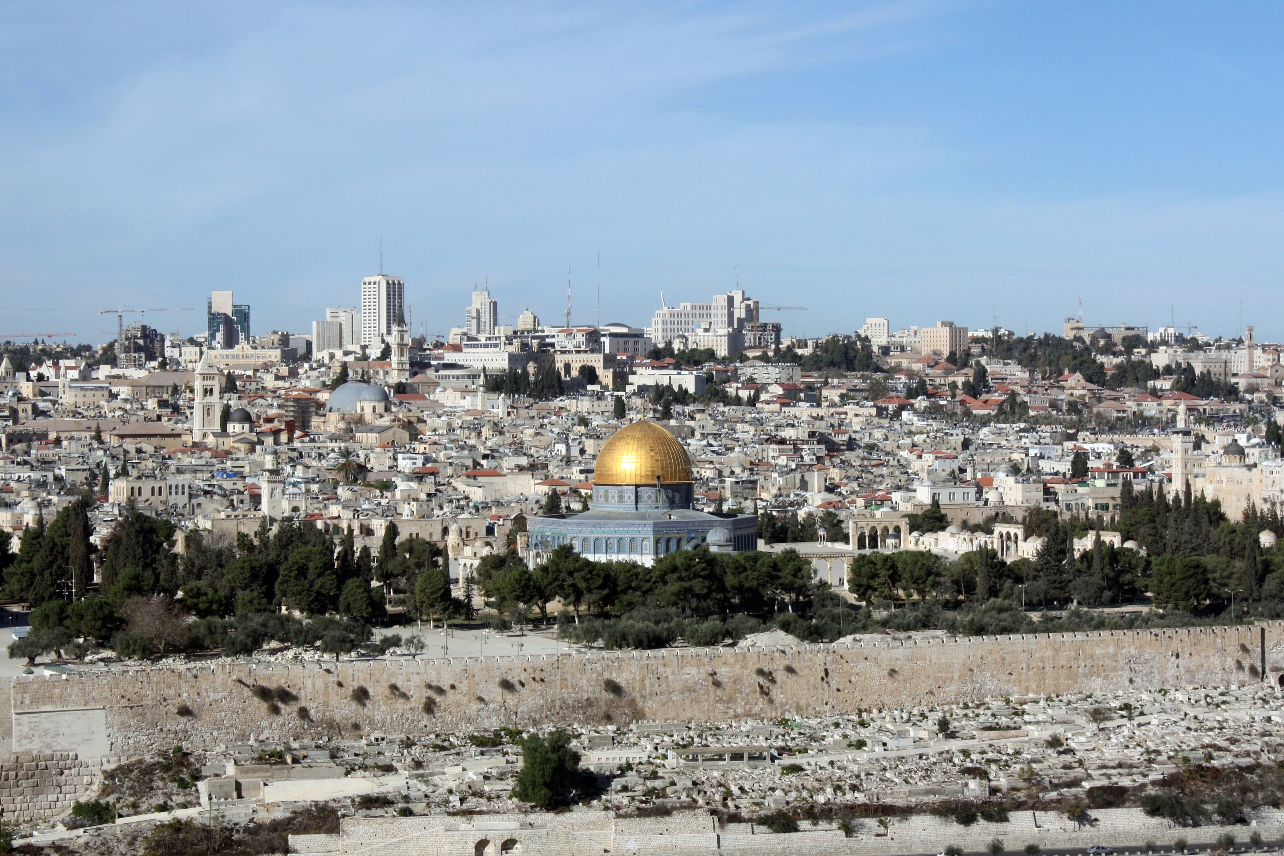 building exterior, built structure, israel, outdoors, muslims, religion, 4K, monuments, architecture, middle, day, city, residential district, sakrum, HD Wallpaper