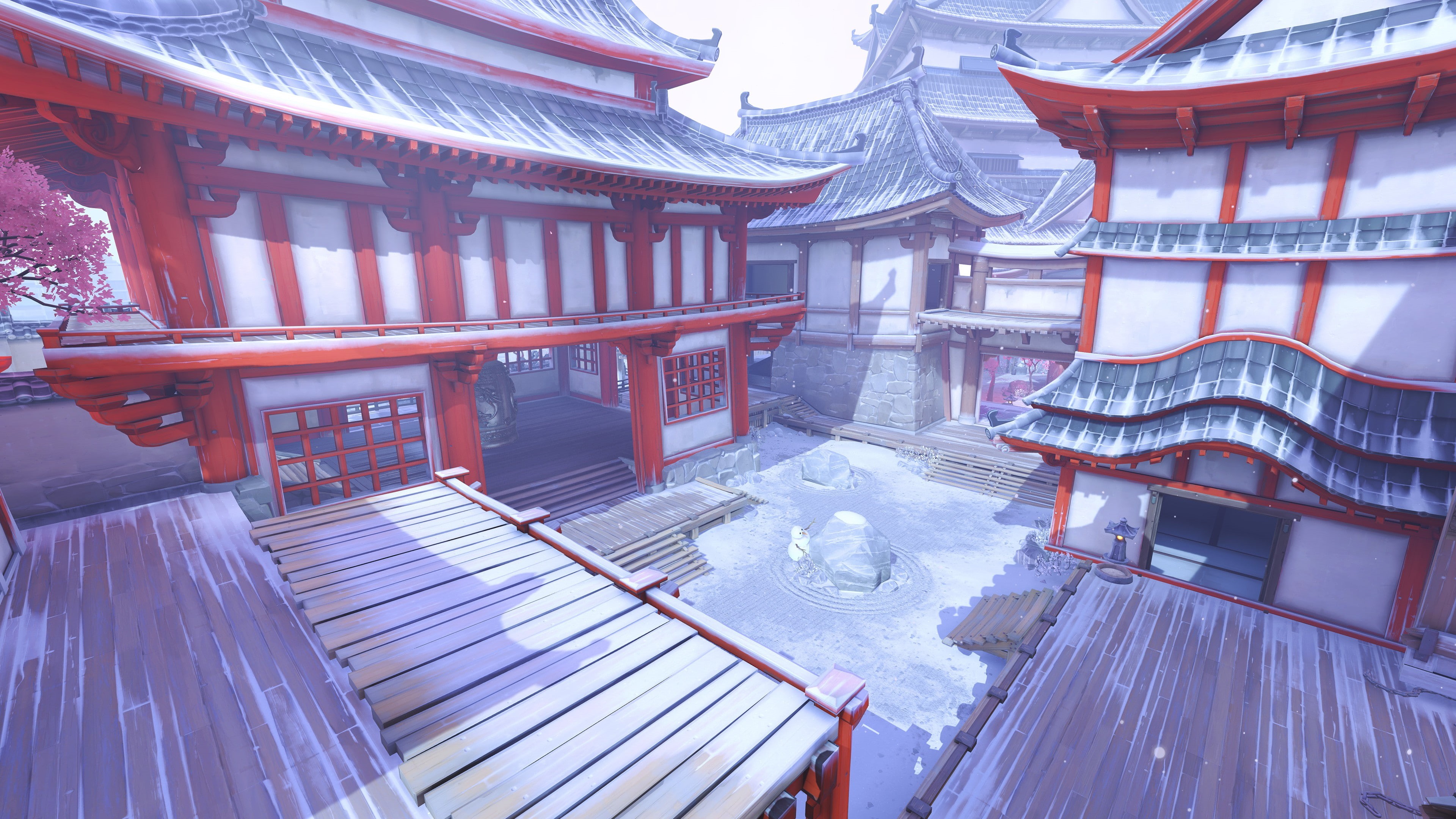 4K, Christmas, Overwatch, Hanamura (Overwatch), HD Wallpaper