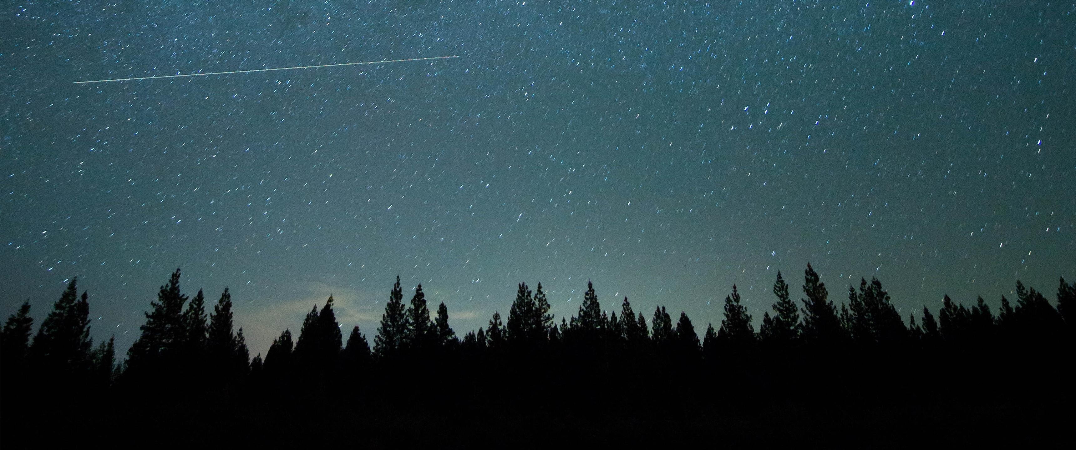 photography, 2K, stars, landscape, ultrawide, nature, HD Wallpaper