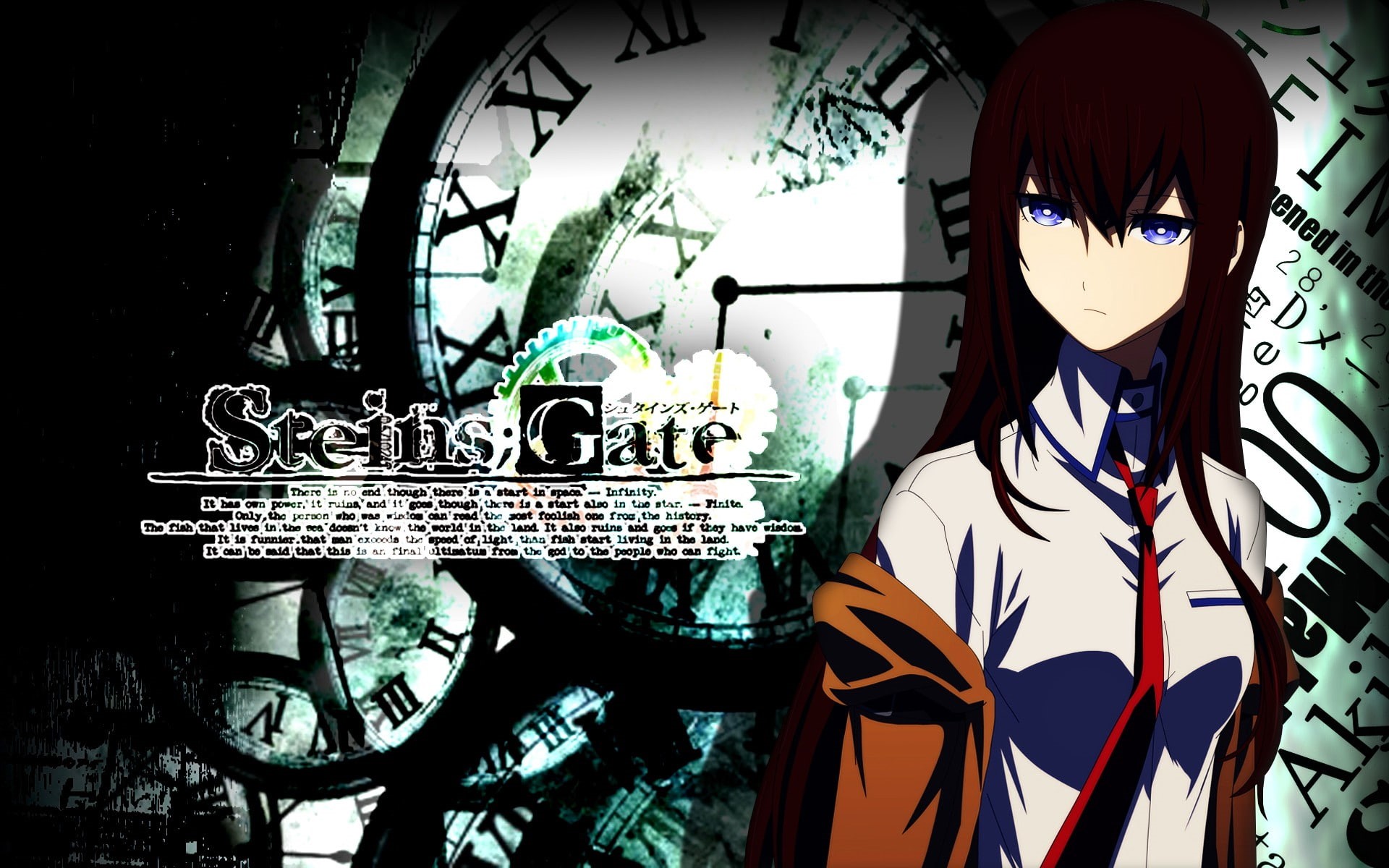 Steins;Gate, anime, 1080P, anime girls, Makise Kurisu, HD Wallpaper