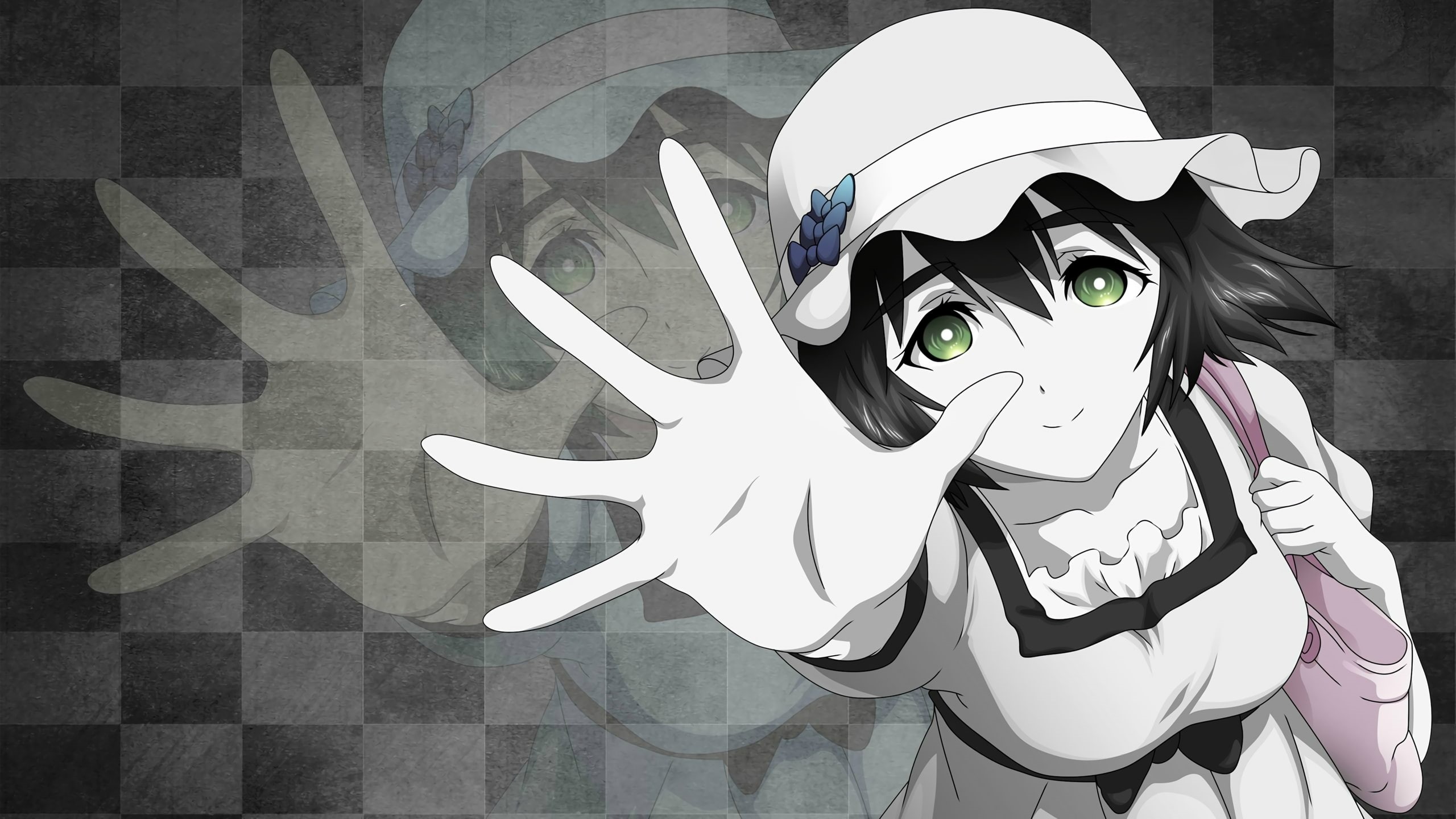 hairstyle, young women, close-up, disguise, creativity, portrait, art and craft, representation, looking at camera, one person, real people, 2K, Shiina Mayuri, HD Wallpaper