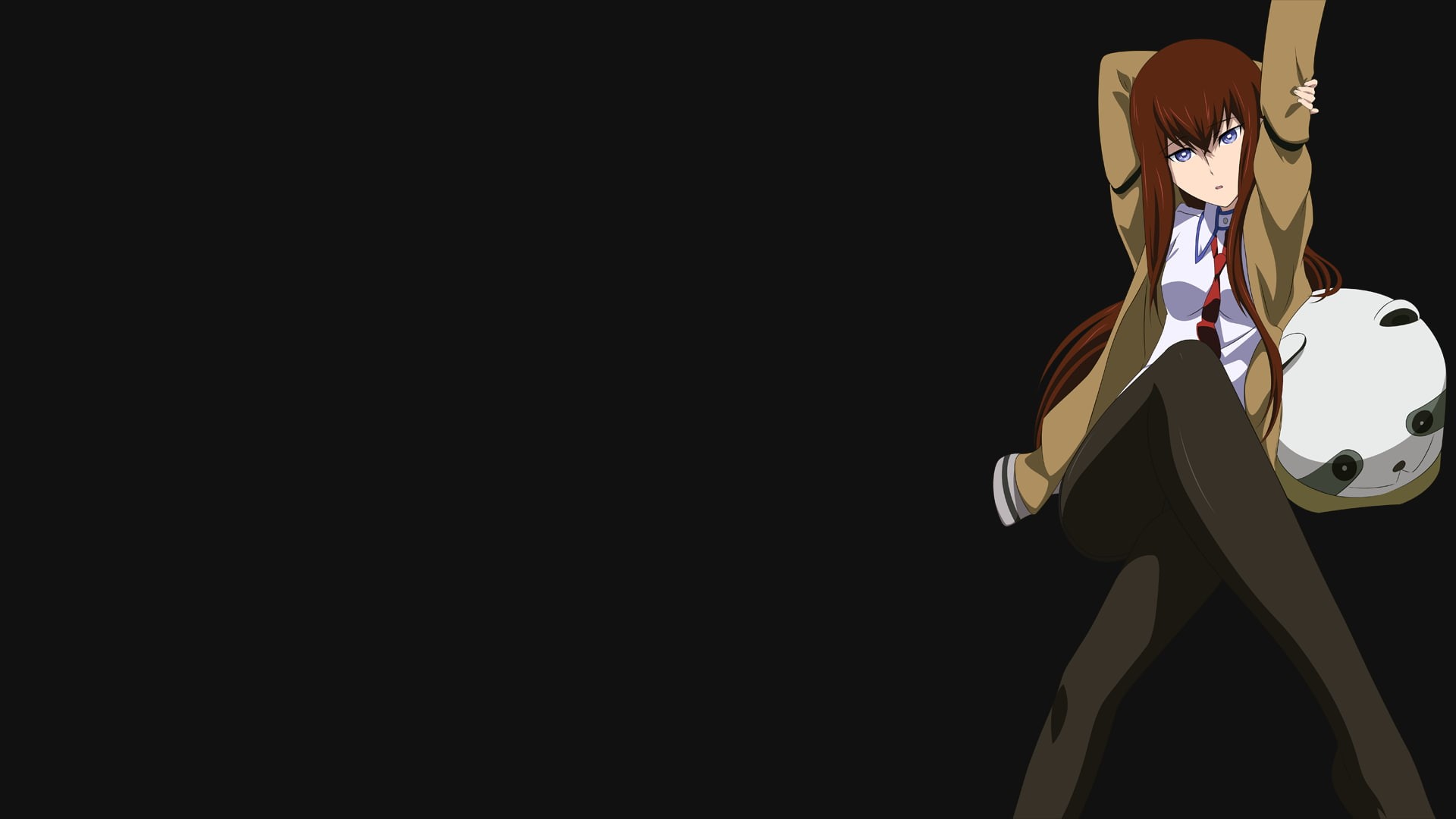 Steins;Gate, 1080P, anime girls, Makise Kurisu, HD Wallpaper
