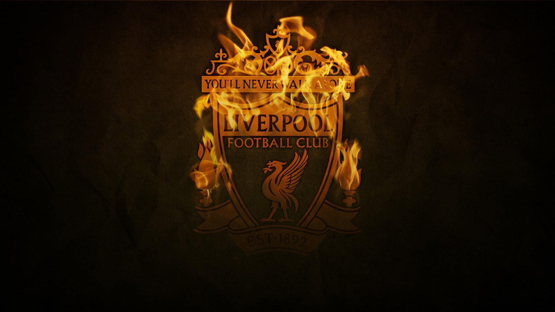 logo, 1080P, YNWA, Liverpool FC, HD Wallpaper