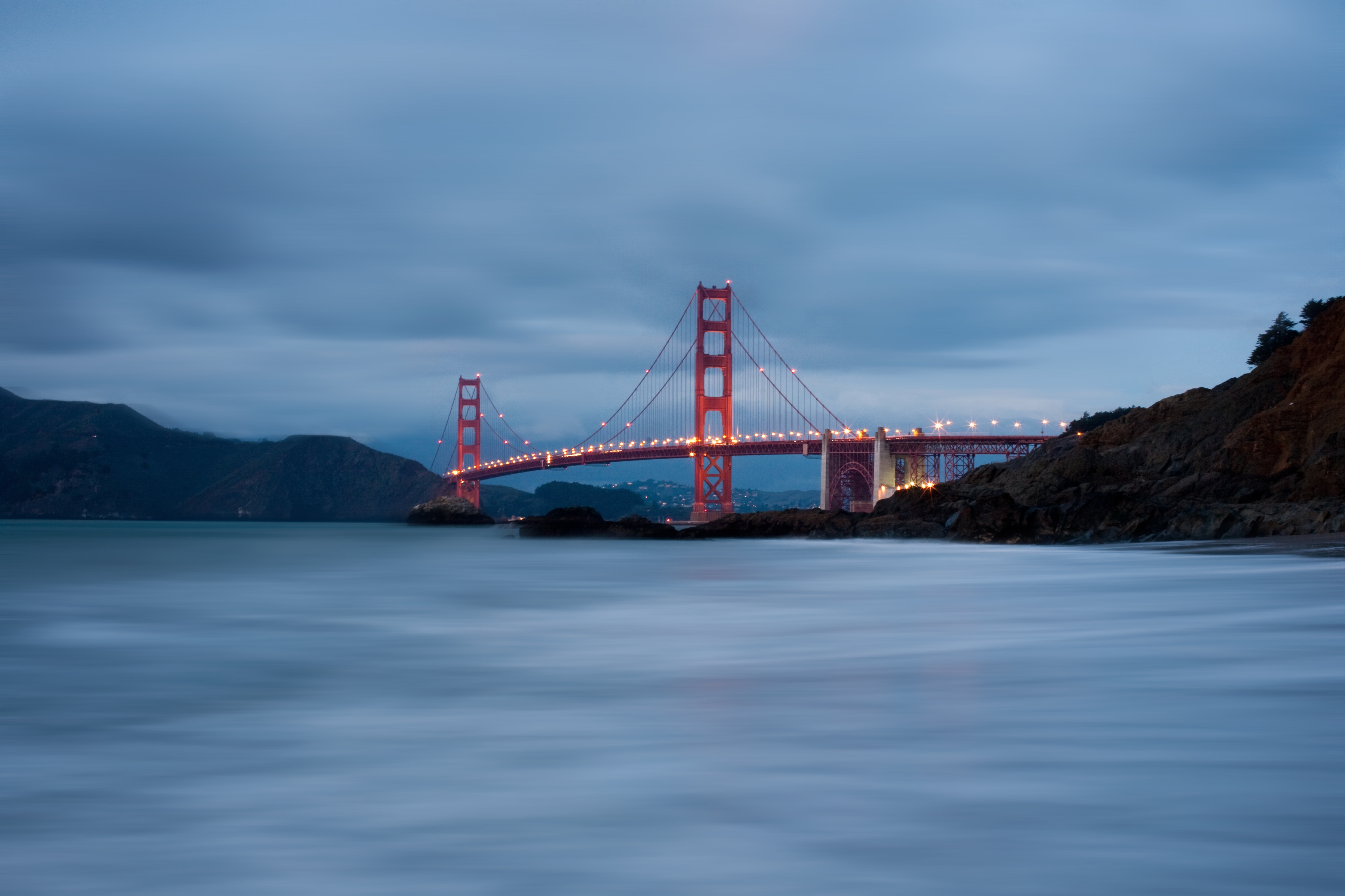 san, photography, bridge - Man Made Structure, pacific Ocean, Sea, bridge, san Francisco County, gate, United States of America, suspension Bridge, 8K, HD Wallpaper
