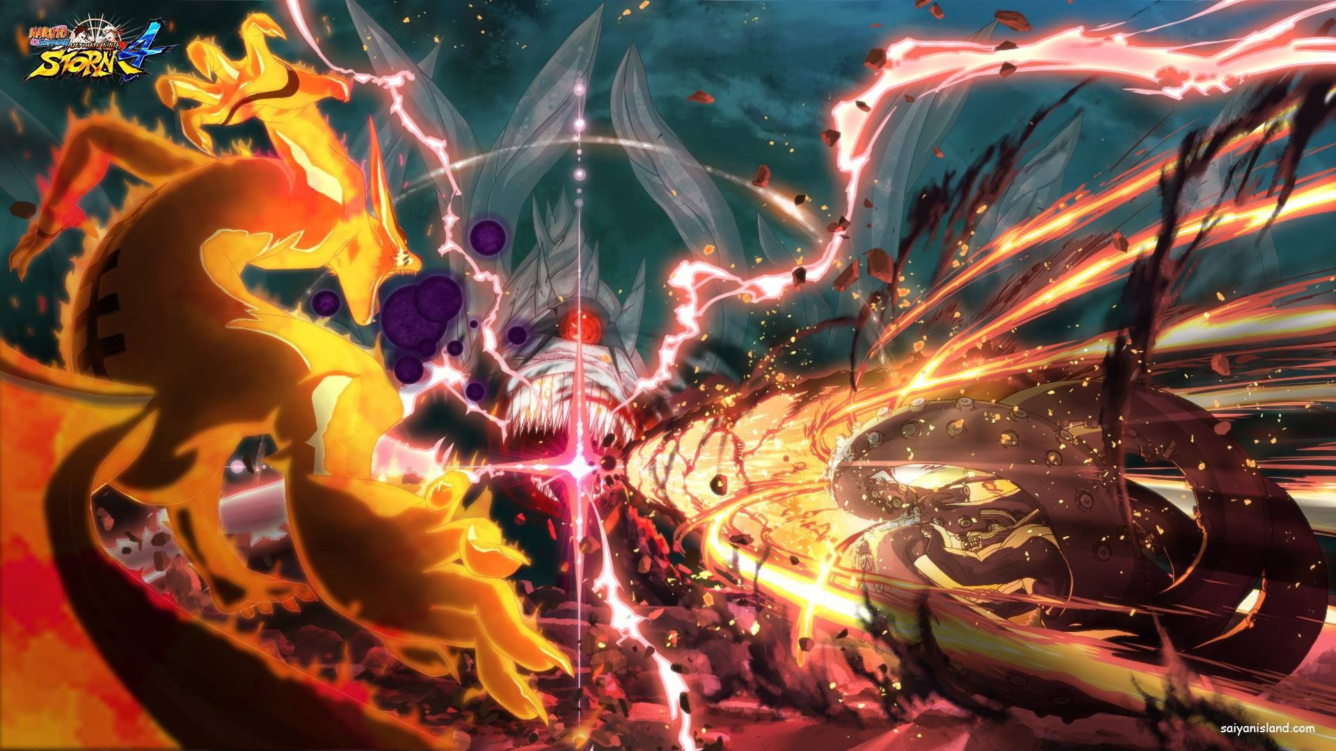 Eight Tails, 1080P, Naruto Shippuden Ultimate Ninja Storm 4, Video Game, Naruto Shippuden: Ultimate Ninja Storm 4, Nine-Tails (Naruto), HD Wallpaper