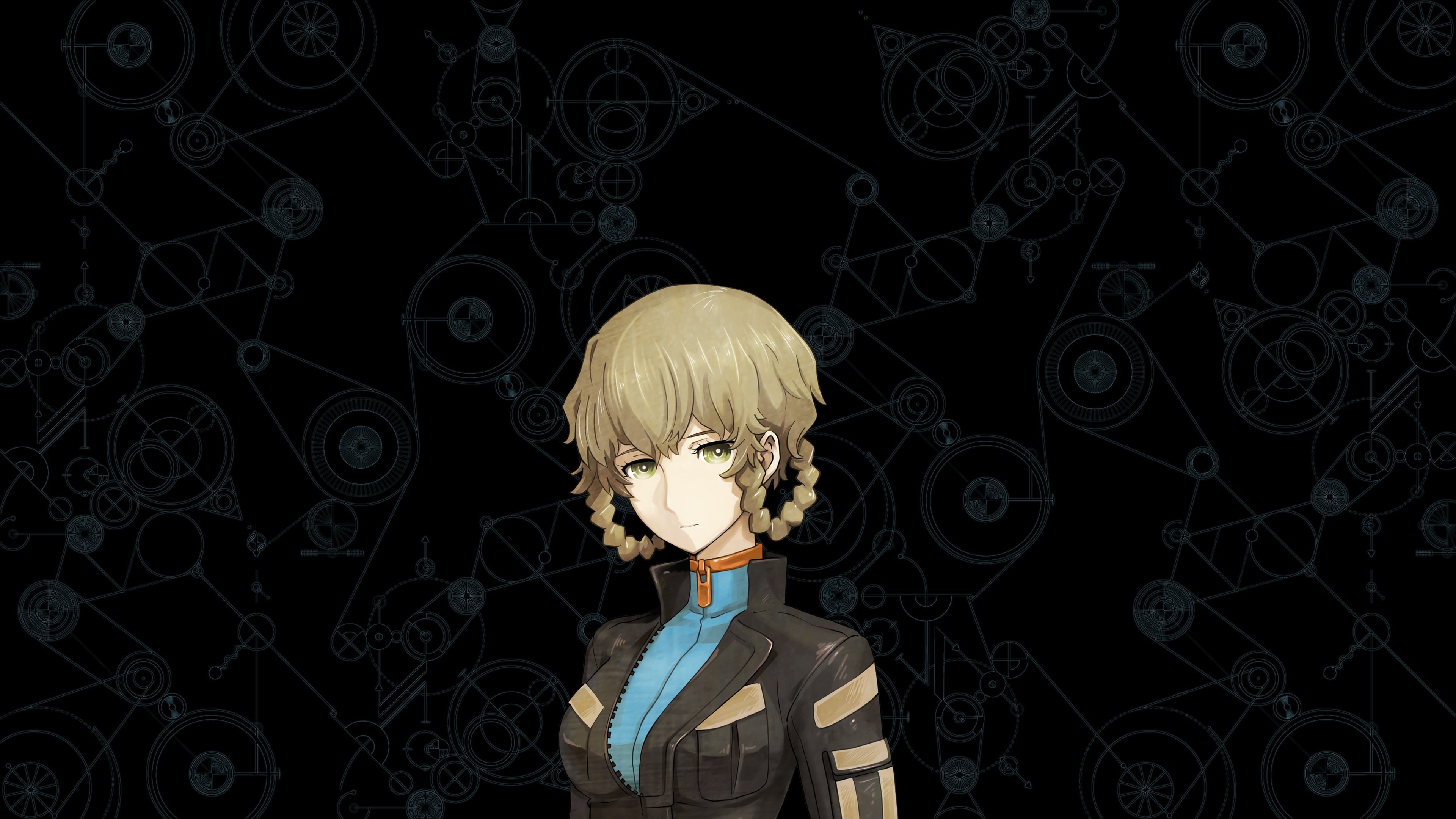 real people, childhood, women, Steins;Gate, front view, innocence, 4K, lifestyles, men, hairstyle, one person, portrait, pattern, standing, Amane Suzuha, HD Wallpaper