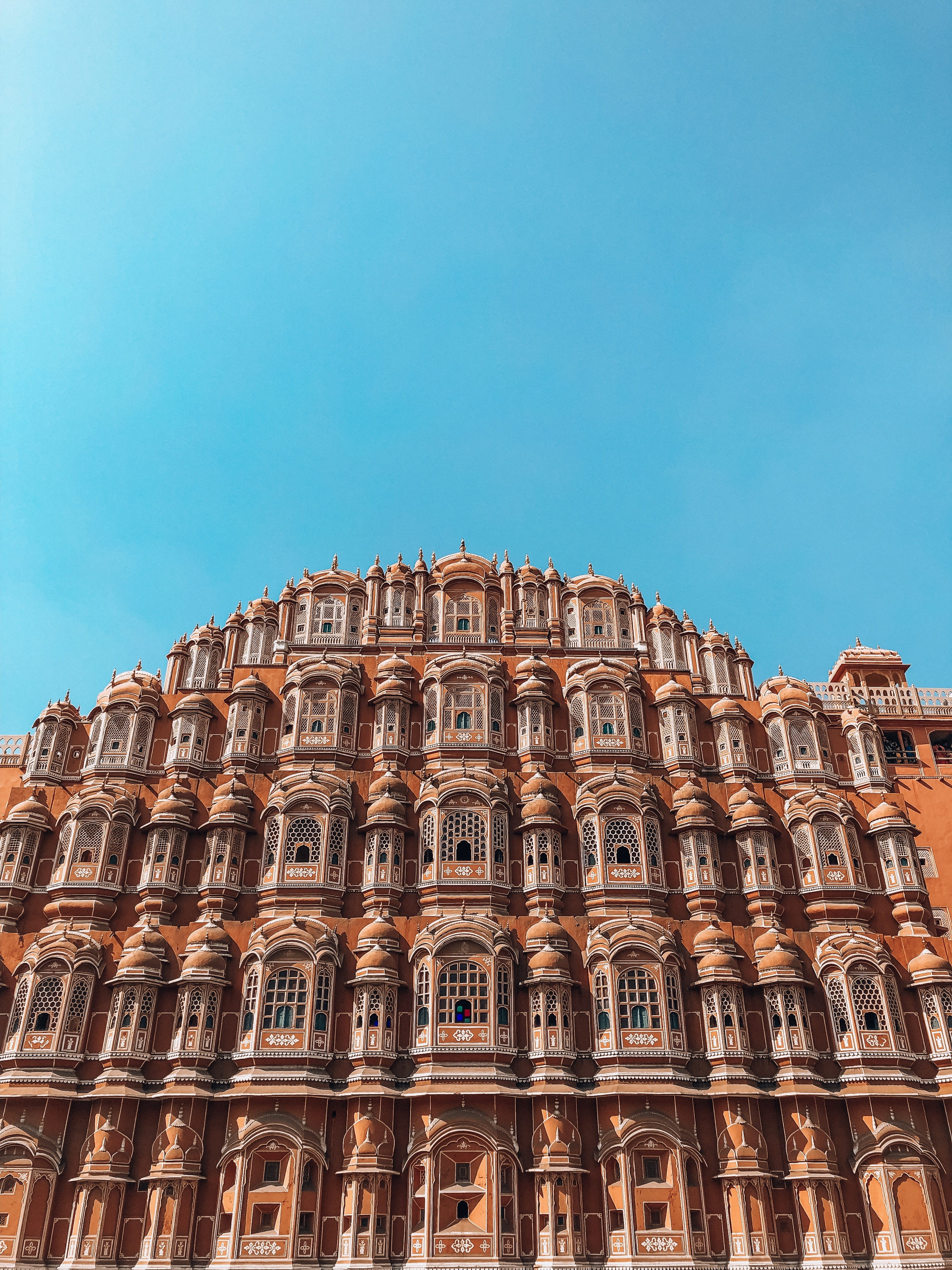 travel destinations, clear sky, history, spire, sky, metropolis, downtown, no people, orange, hawamahala, nature, greatindia, building, mansion, low angle view, Phone HD Wallpaper