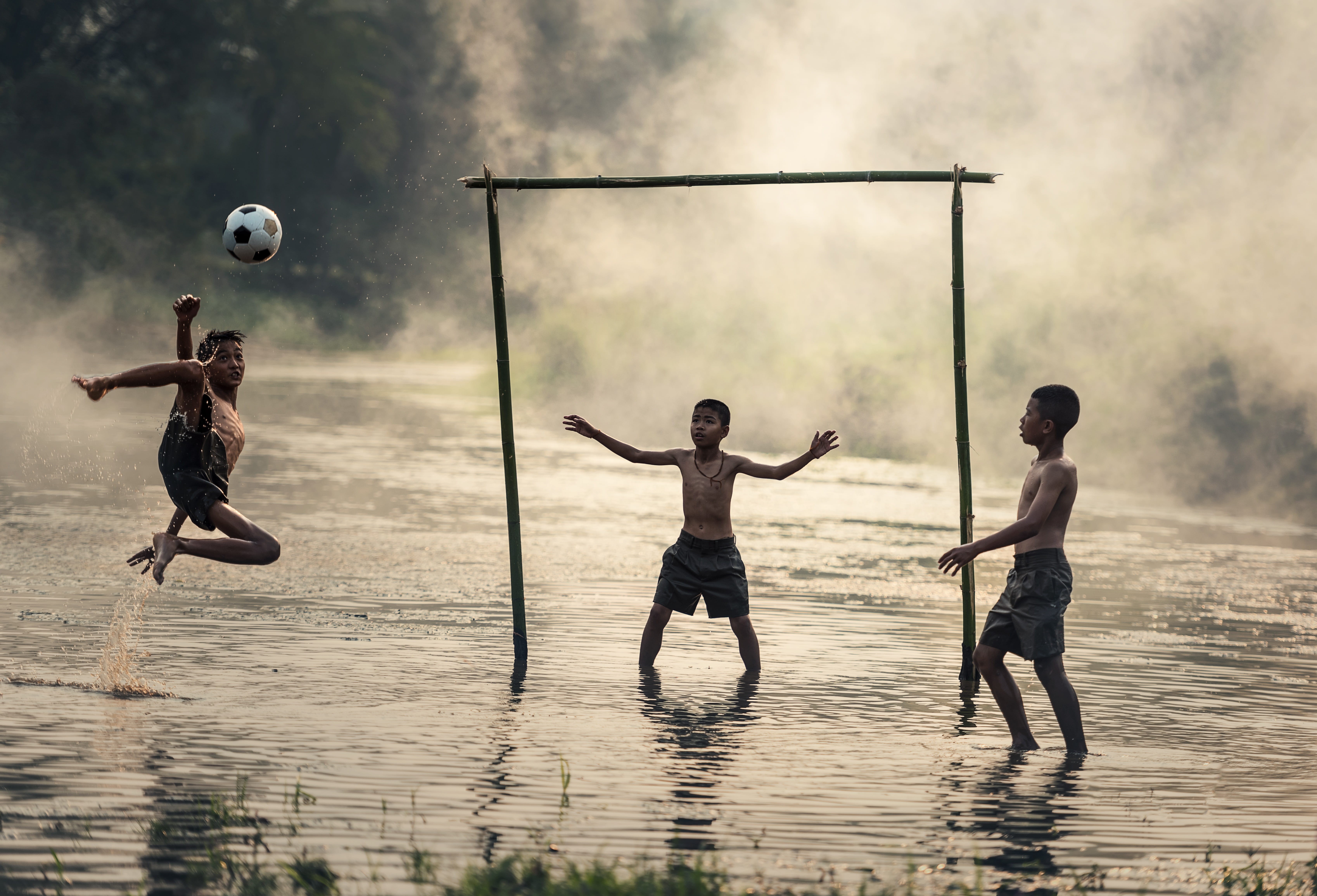 africans, vietnamese, boys, the game, dust, light, playing, brazil, water, myanmar burma, rush, competition, summer, 5K, kick, park, pathetic, fun, team sport, HD Wallpaper