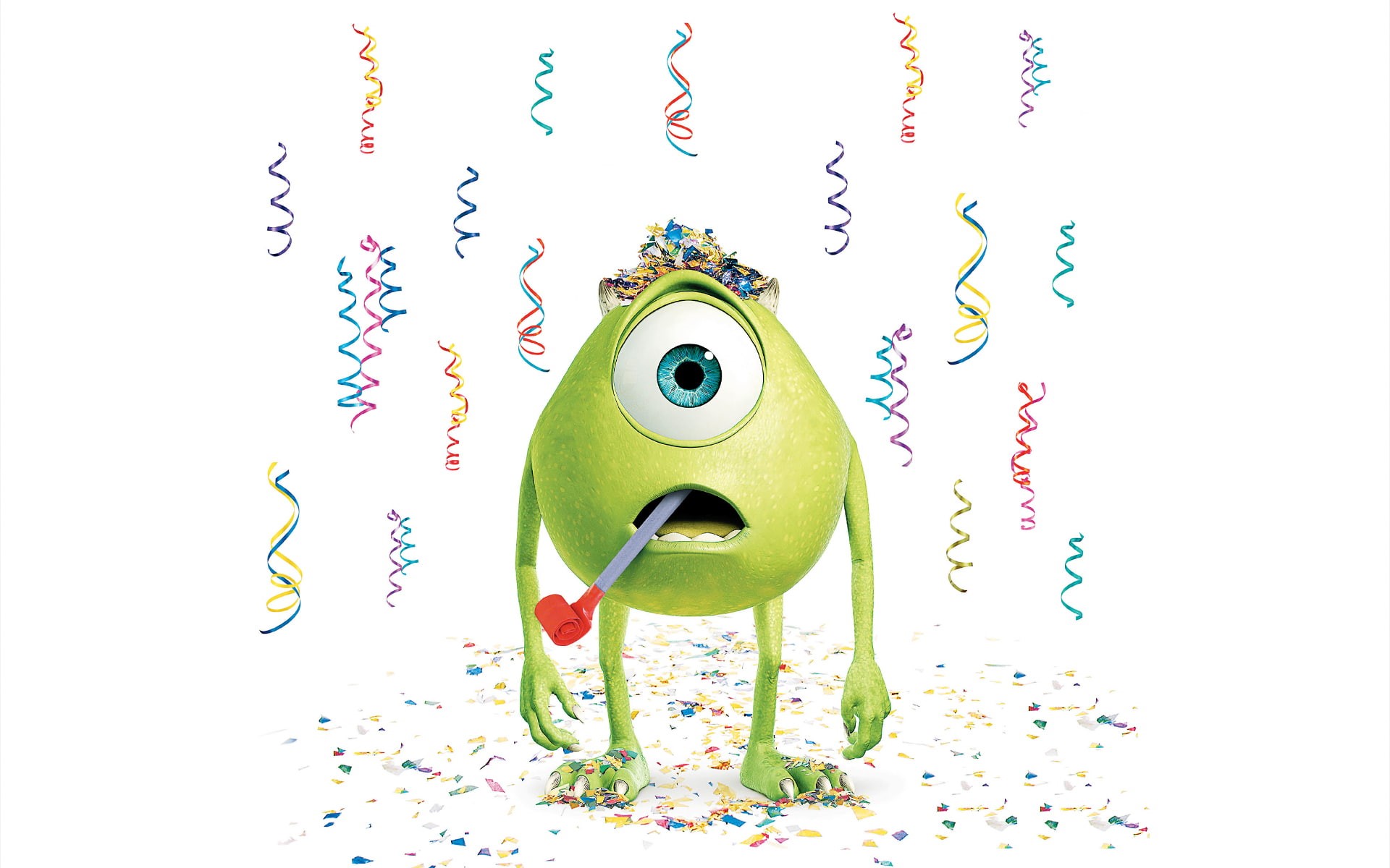 technology, holiday, Inc., close-up, green color, representation, animal representation, illustration, no people, Monsters Inc., disney, art and craft, HD Wallpaper